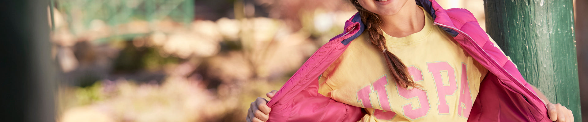 The U.S Polos Assn. Girls Gilet collection includes sleeveless outerwear pieces perfect for layering in all seasons for added warmth and style.