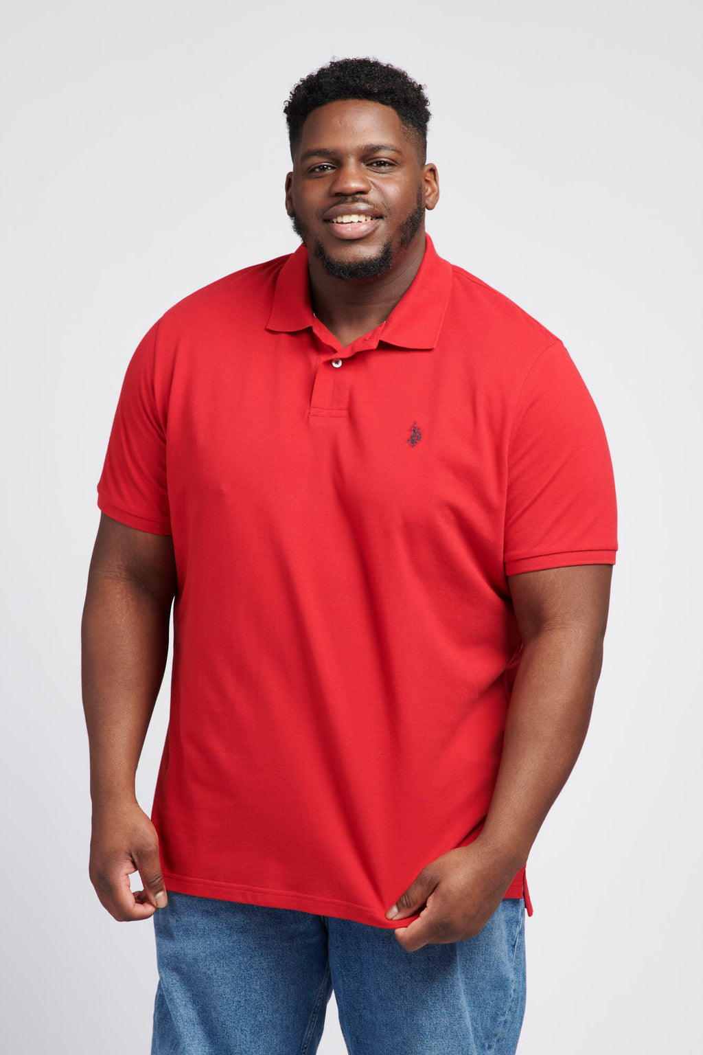 Mens Big & Tall Core Shirt in Haute Red – U.S. Polo Assn.