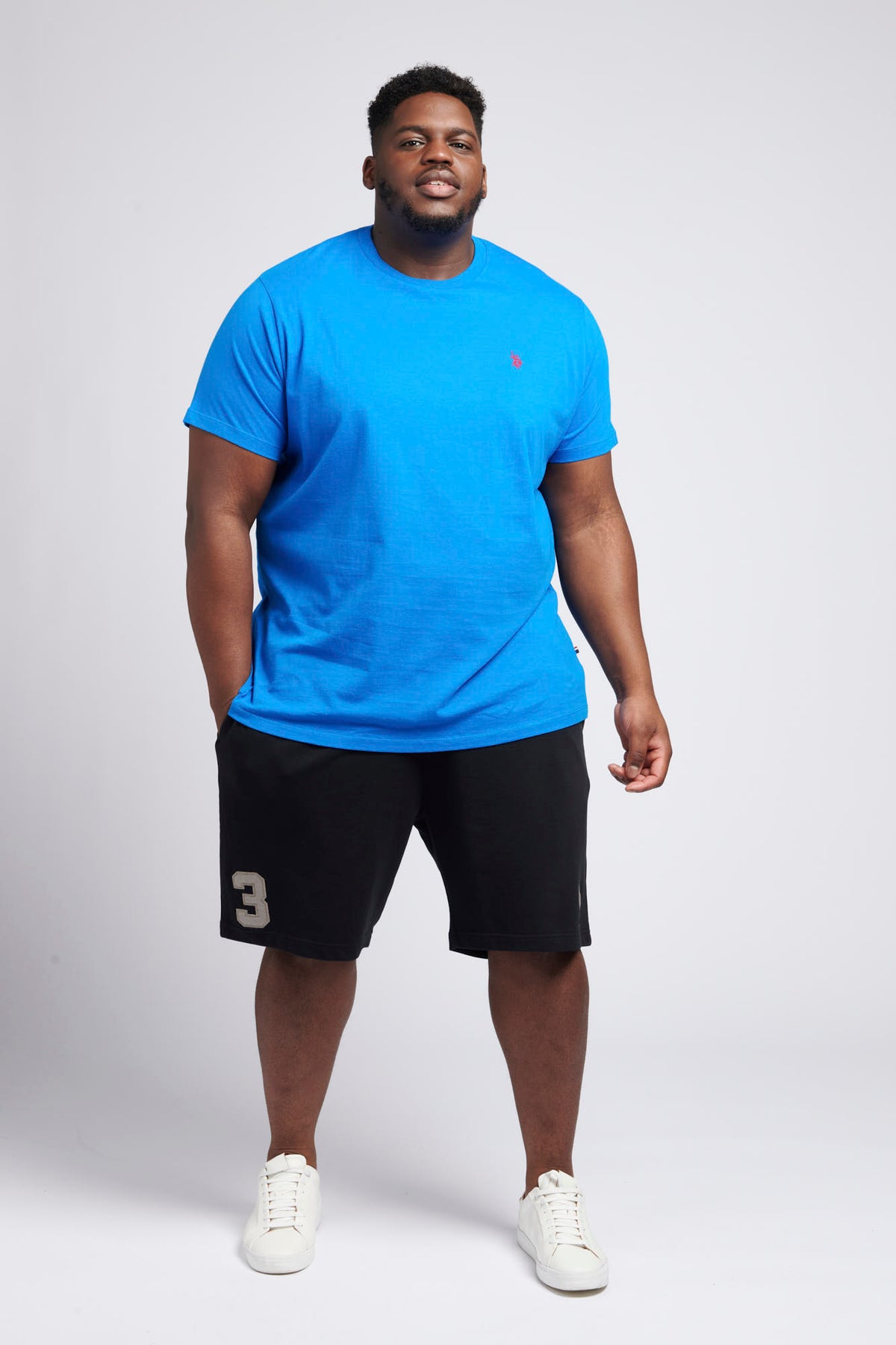 Mens Big & Tall Core T-Shirt in Directoire Blue