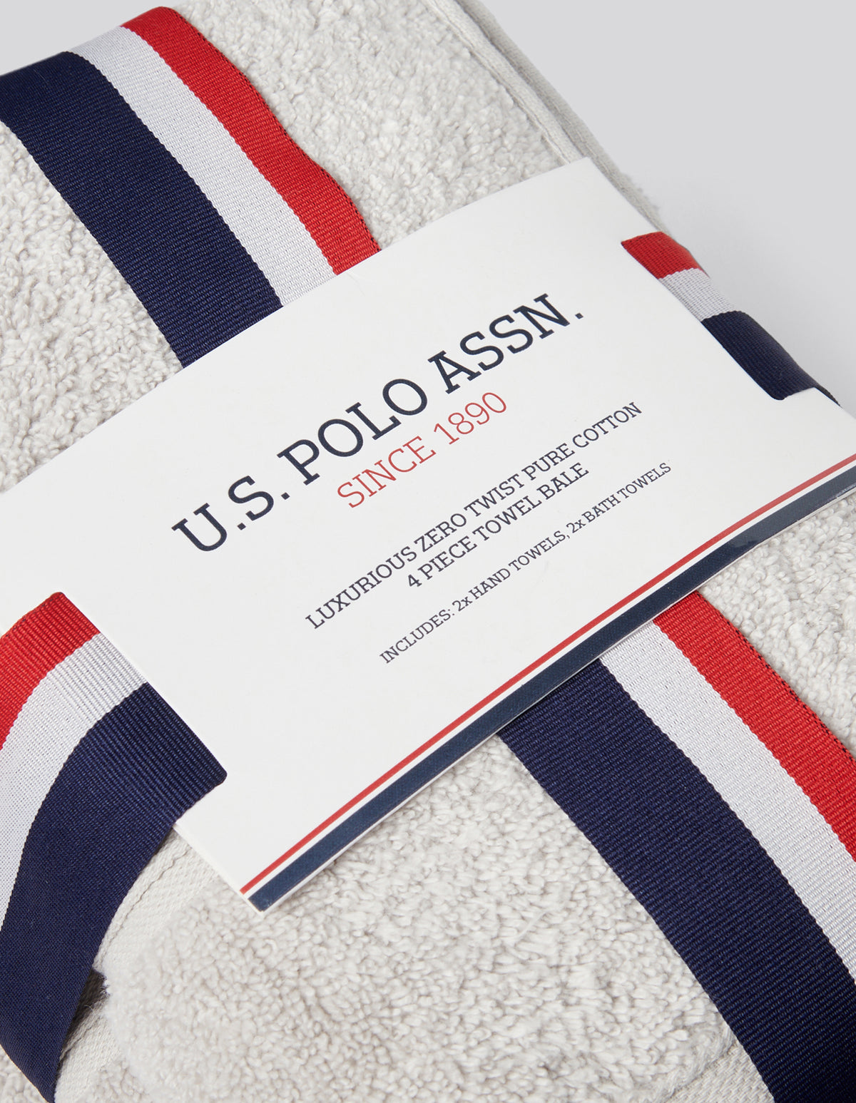 Pure Cotton Zero Twist Towel Vapor Blue