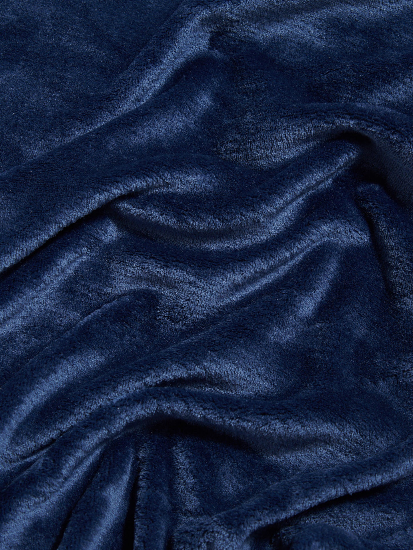 Premium Plush Fleece Throw Ensign Blue