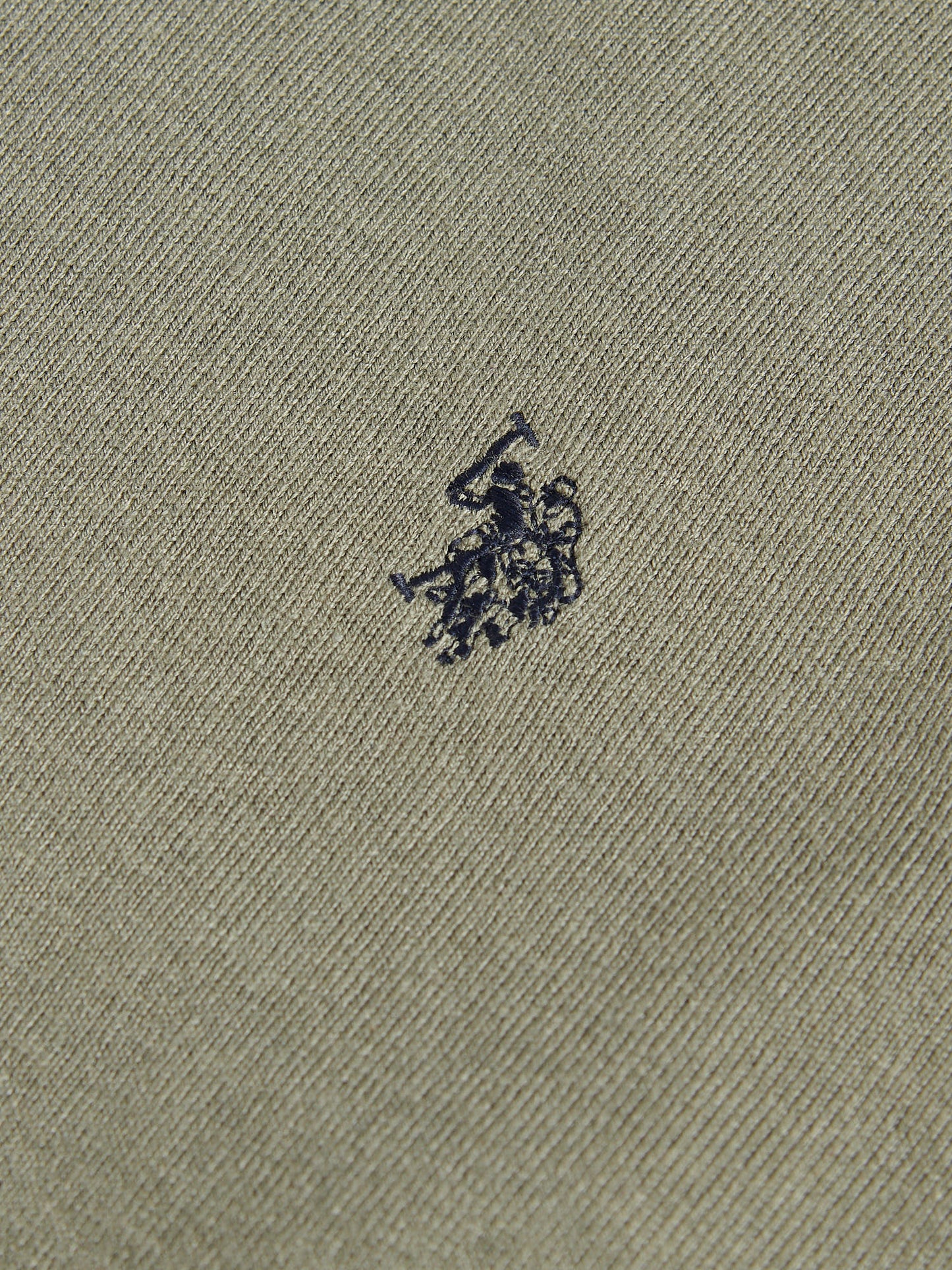 Mens Cotton Crewneck in Mulled Basil