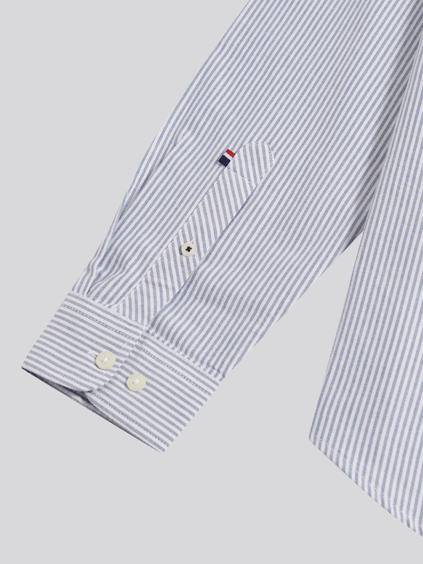Mens Oxford Stripe Shirt Blue Yonder