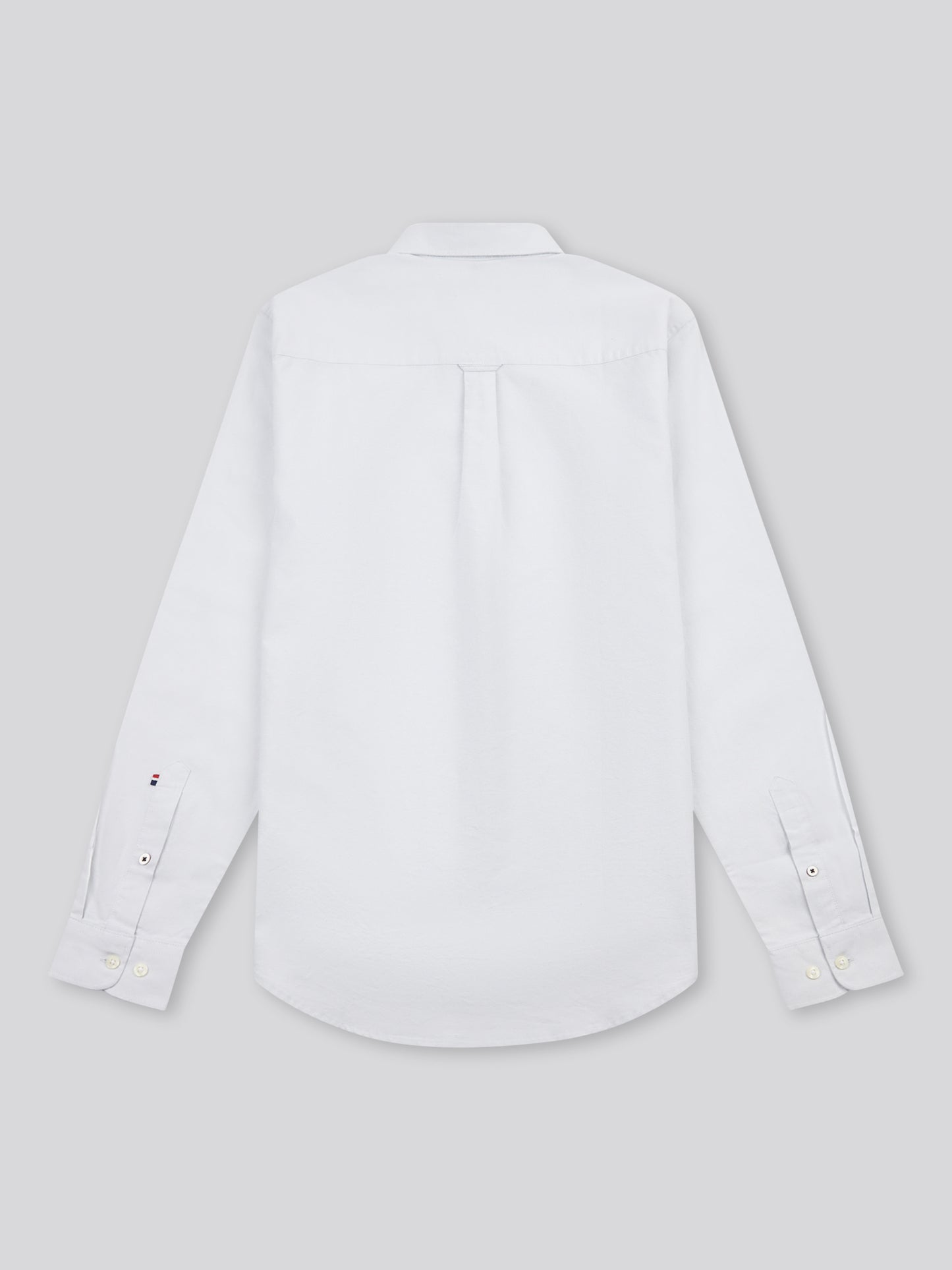 Mens Peached Oxford Shirt in Oyster Mushroom