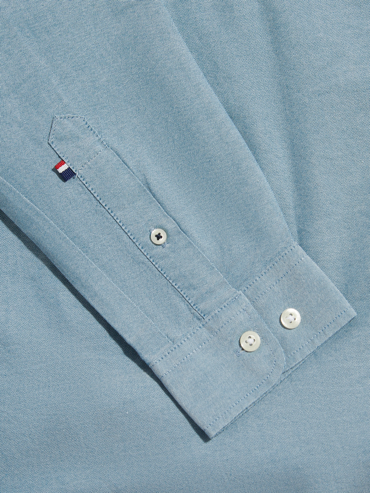 Mens Peached Oxford Shirt Provinical Blue