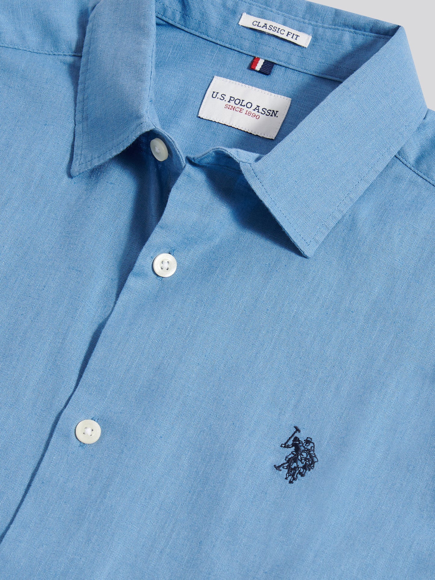 Mens Linen Blend Shirt Riviera
