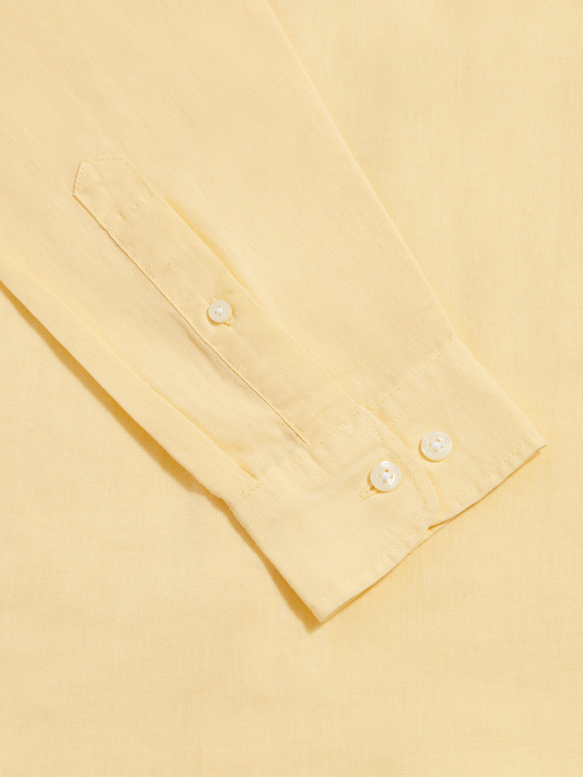 Mens Linen Blend Shirt Double Cream