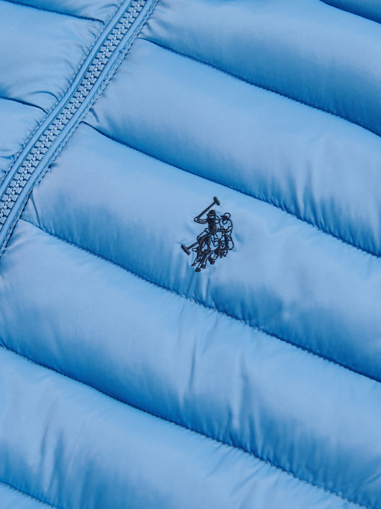 Mens Bound Quilted Gilet Riviera