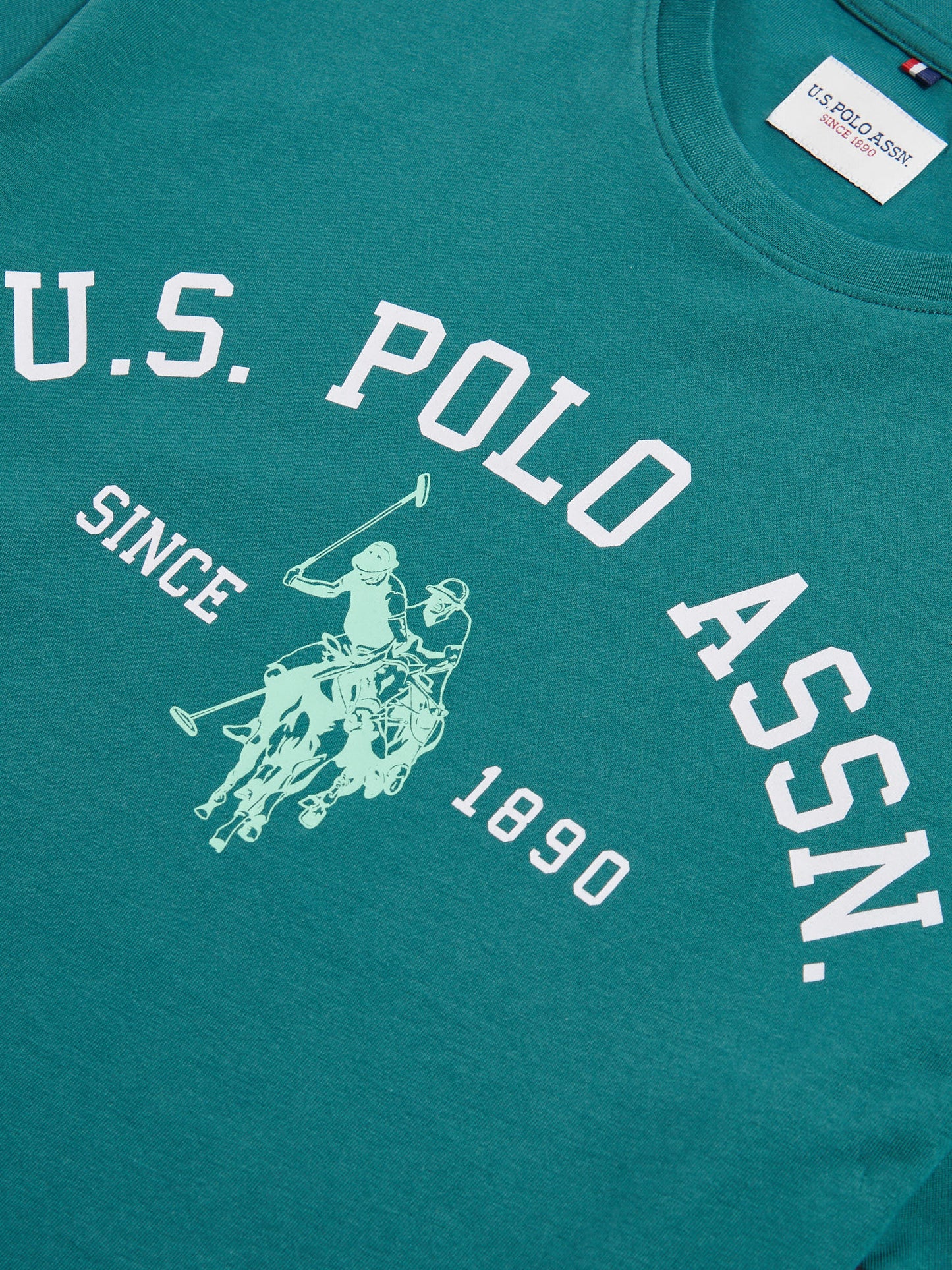 Mens Signature Arch Print T-Shirt Mediterranea