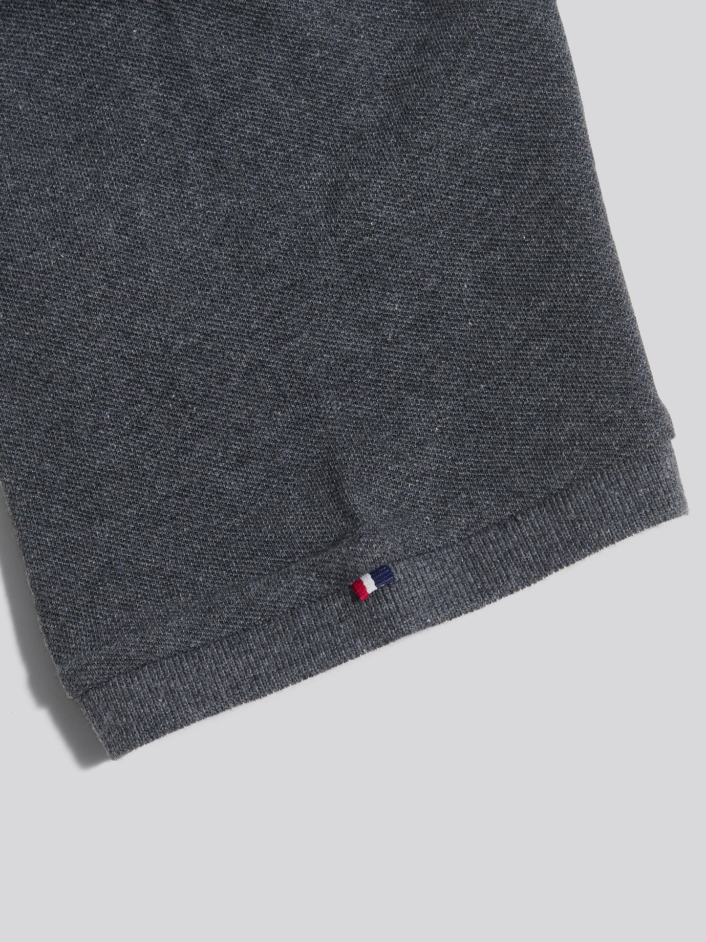 Mens Double Horsemen Polo Shirt Charcoal Marl
