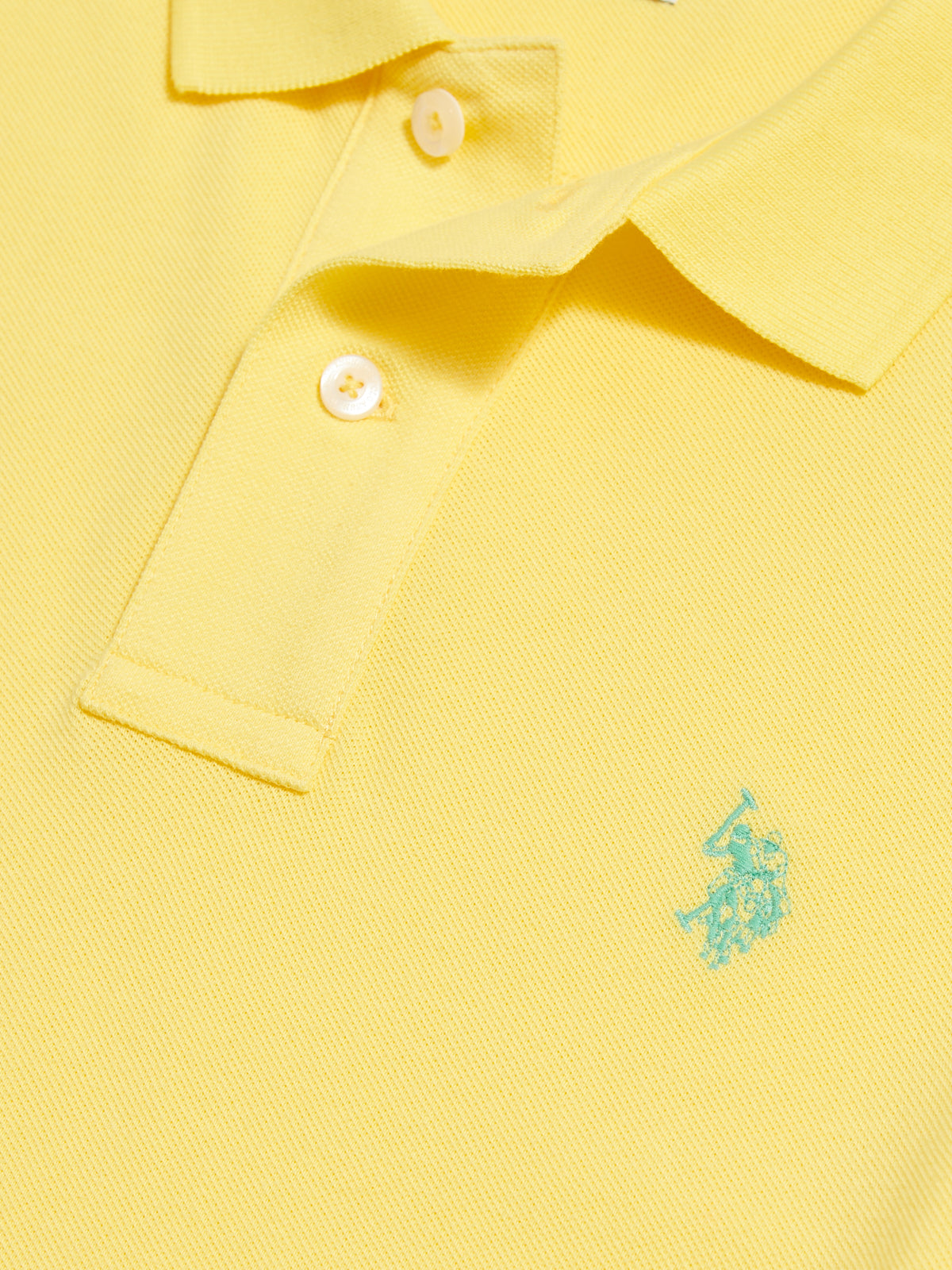 Mens Double Horsemen Polo Shirt Goldfinch