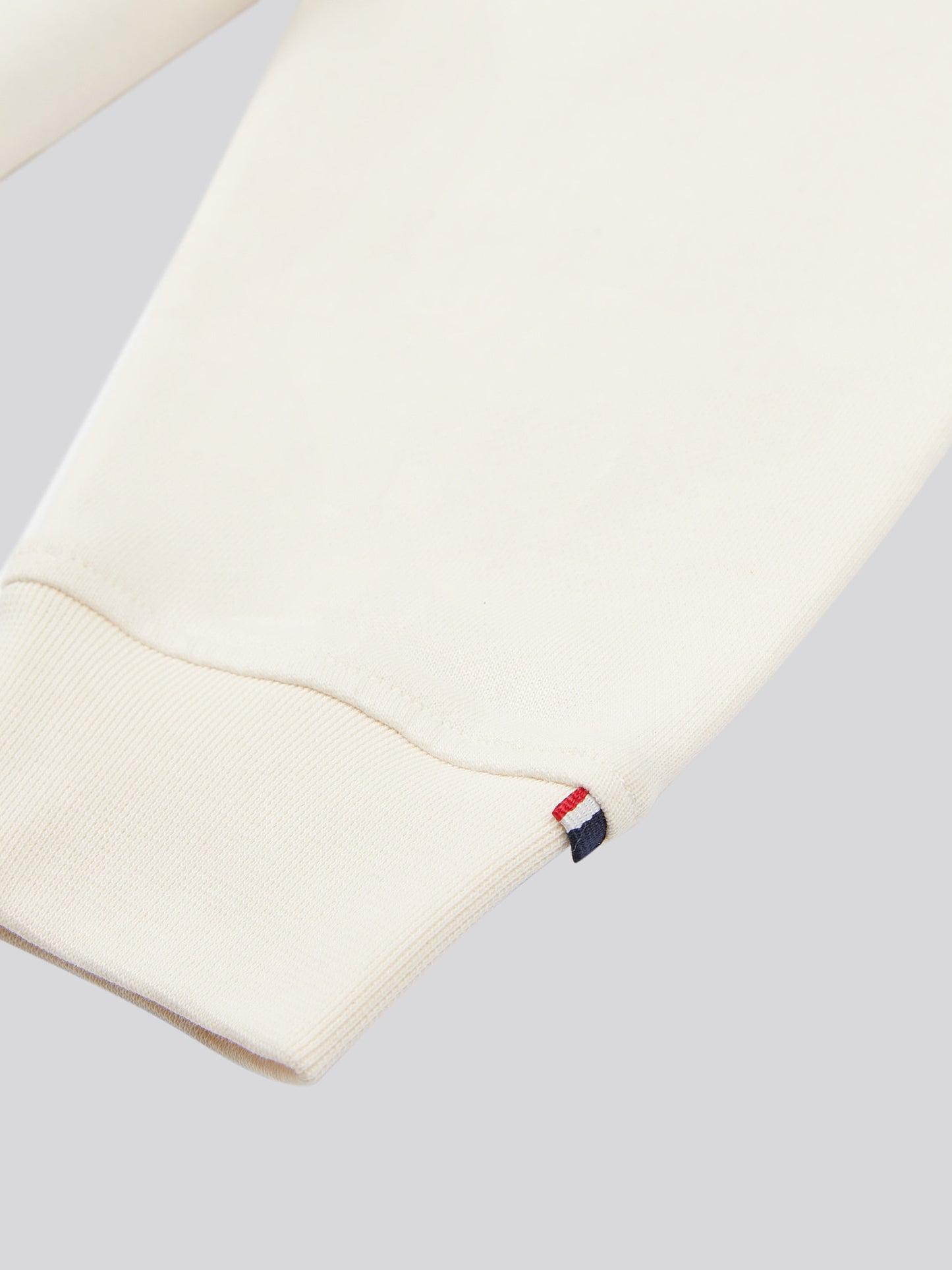 Mens 1/4 Zip Sweatshirt Whisper White