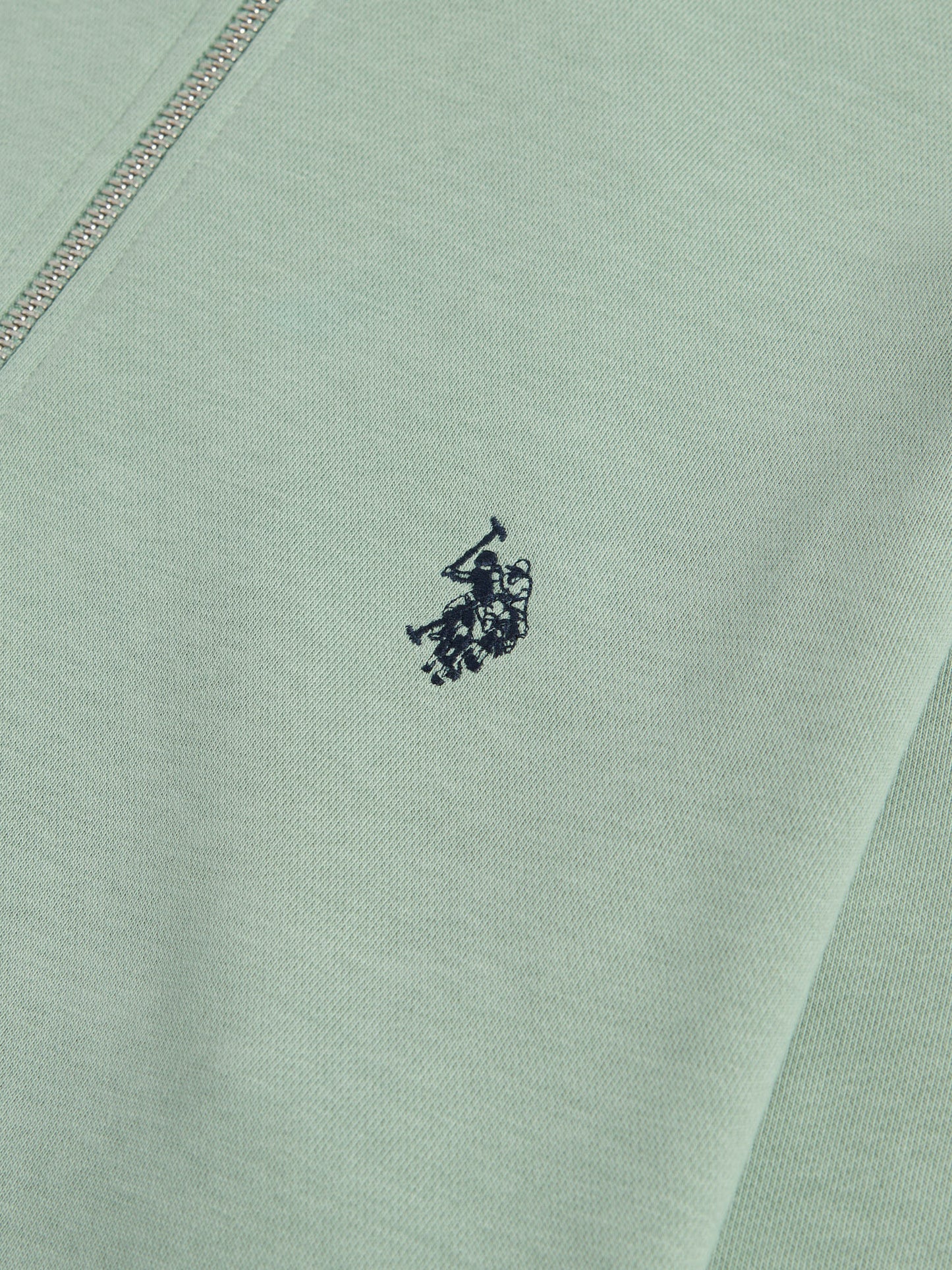 Mens 1/4 Zip Sweatshirt Iceberg Green