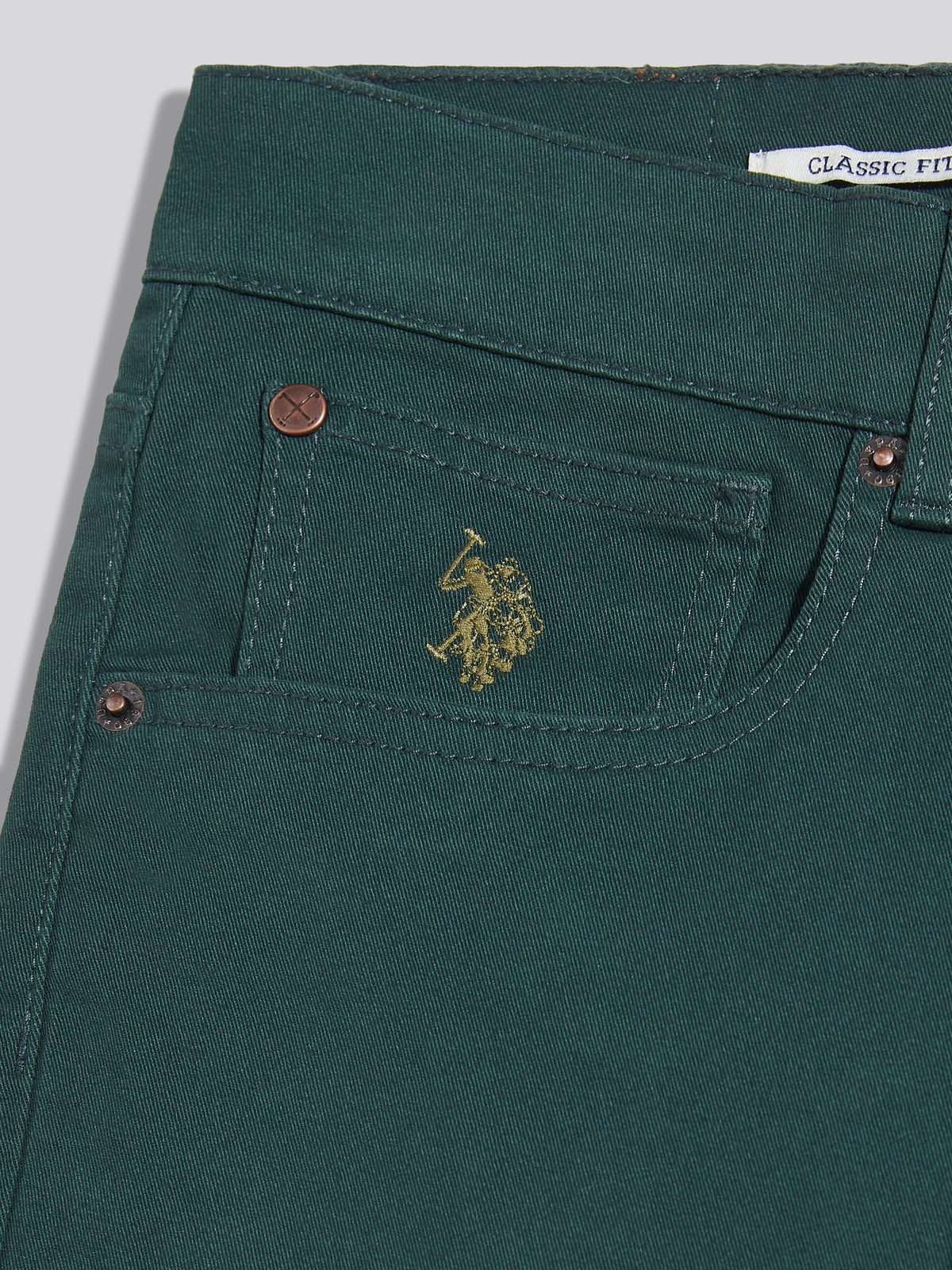 Mens Core 5 Pocket Trouser Green Gables