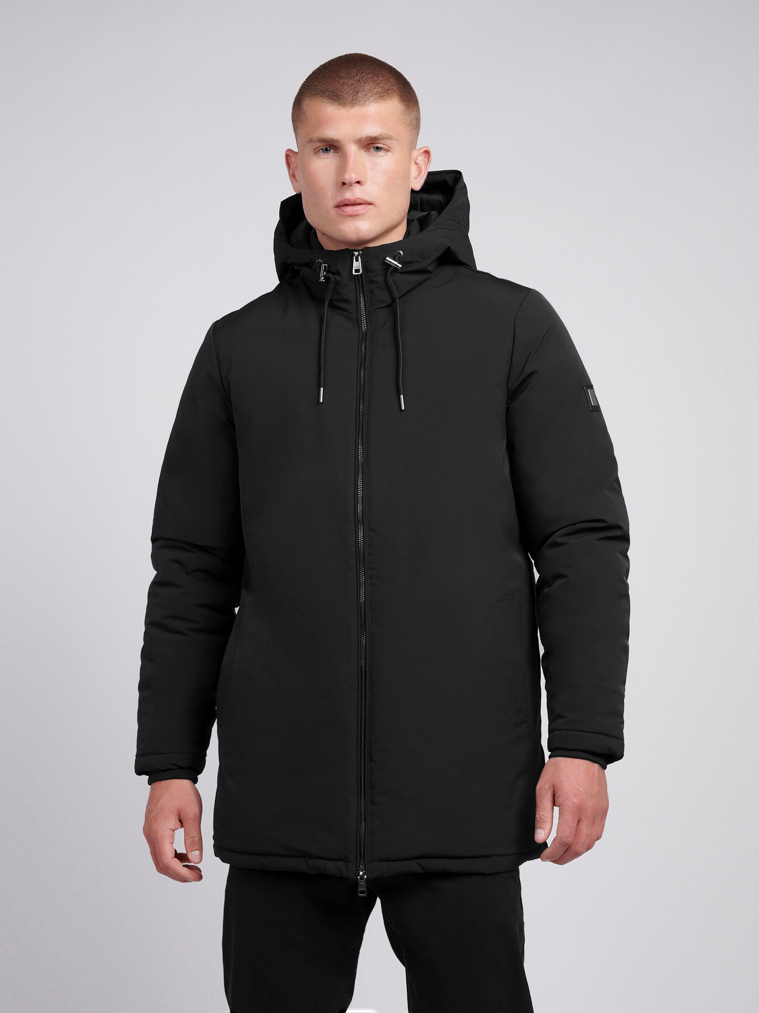 Mens Smart Parka in Black – U.S. Polo Assn. UK