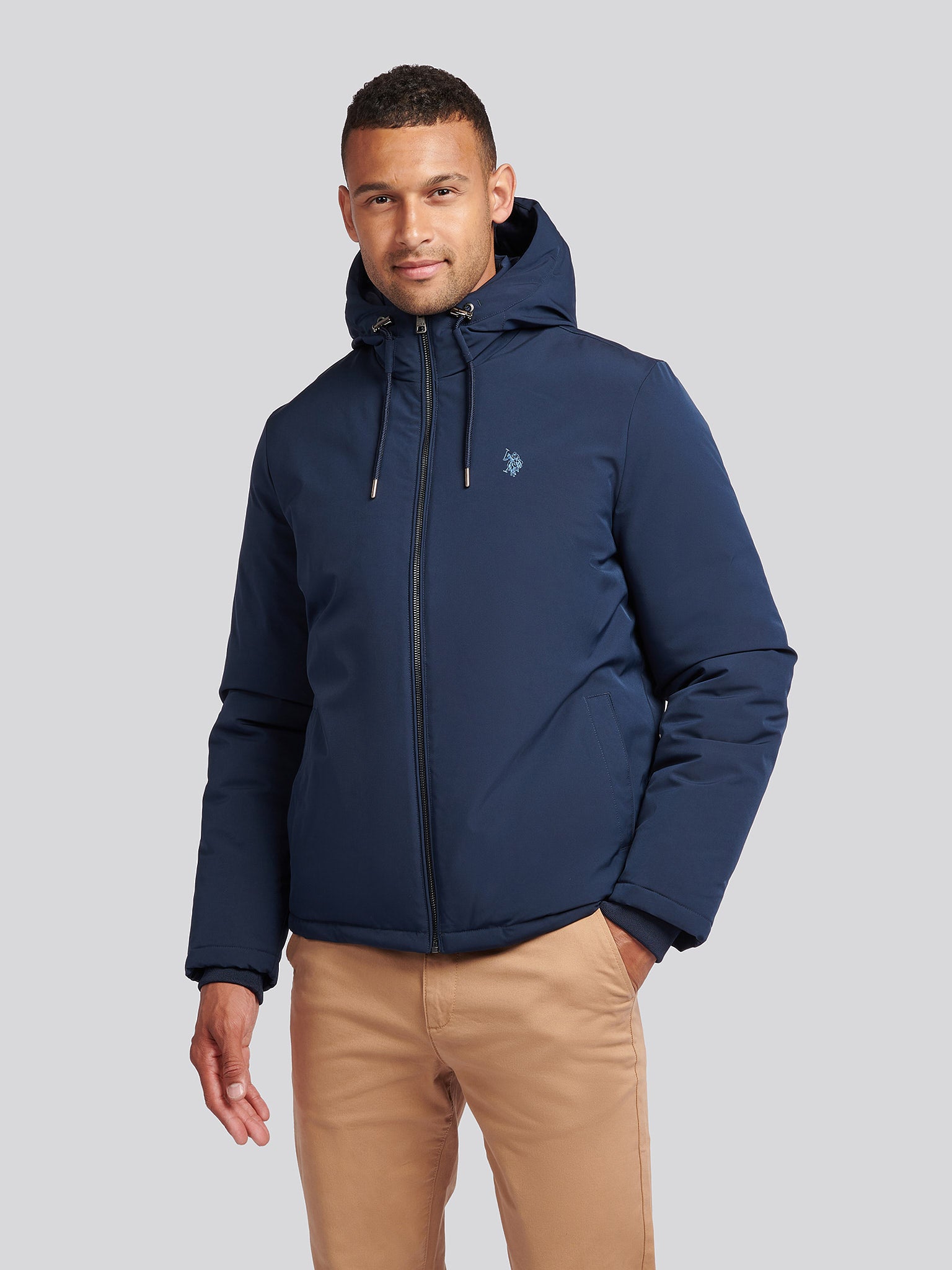 SEE SEE S.F.C SUPER BIG PUFF JACKET NAVY Hooded Puffer Jacket