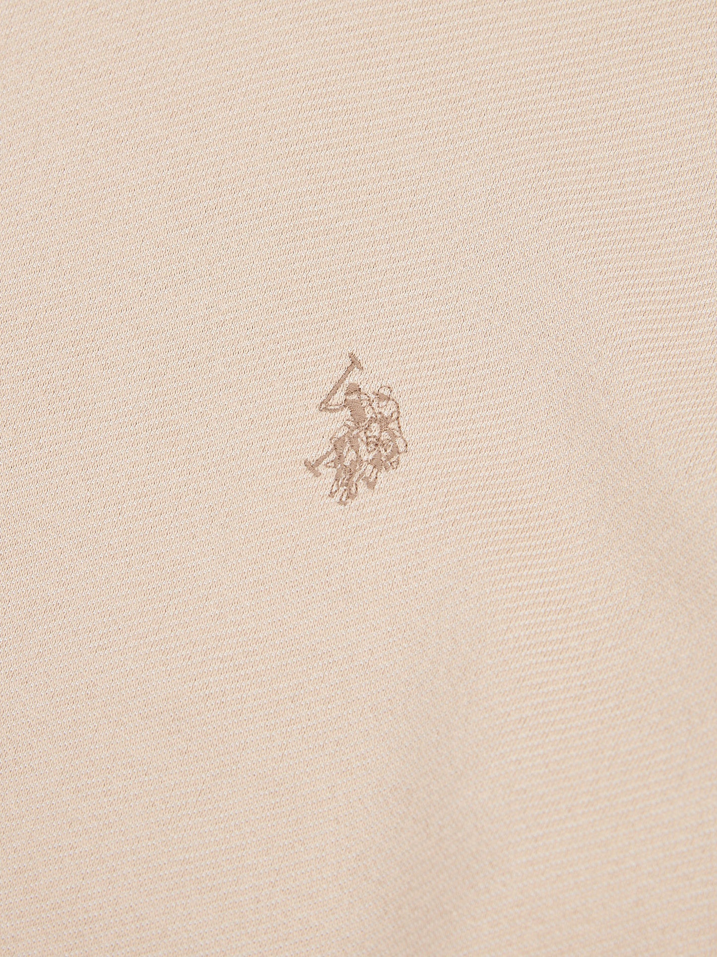 Mens Double Horsemen Twill T-Shirt in Doeskin