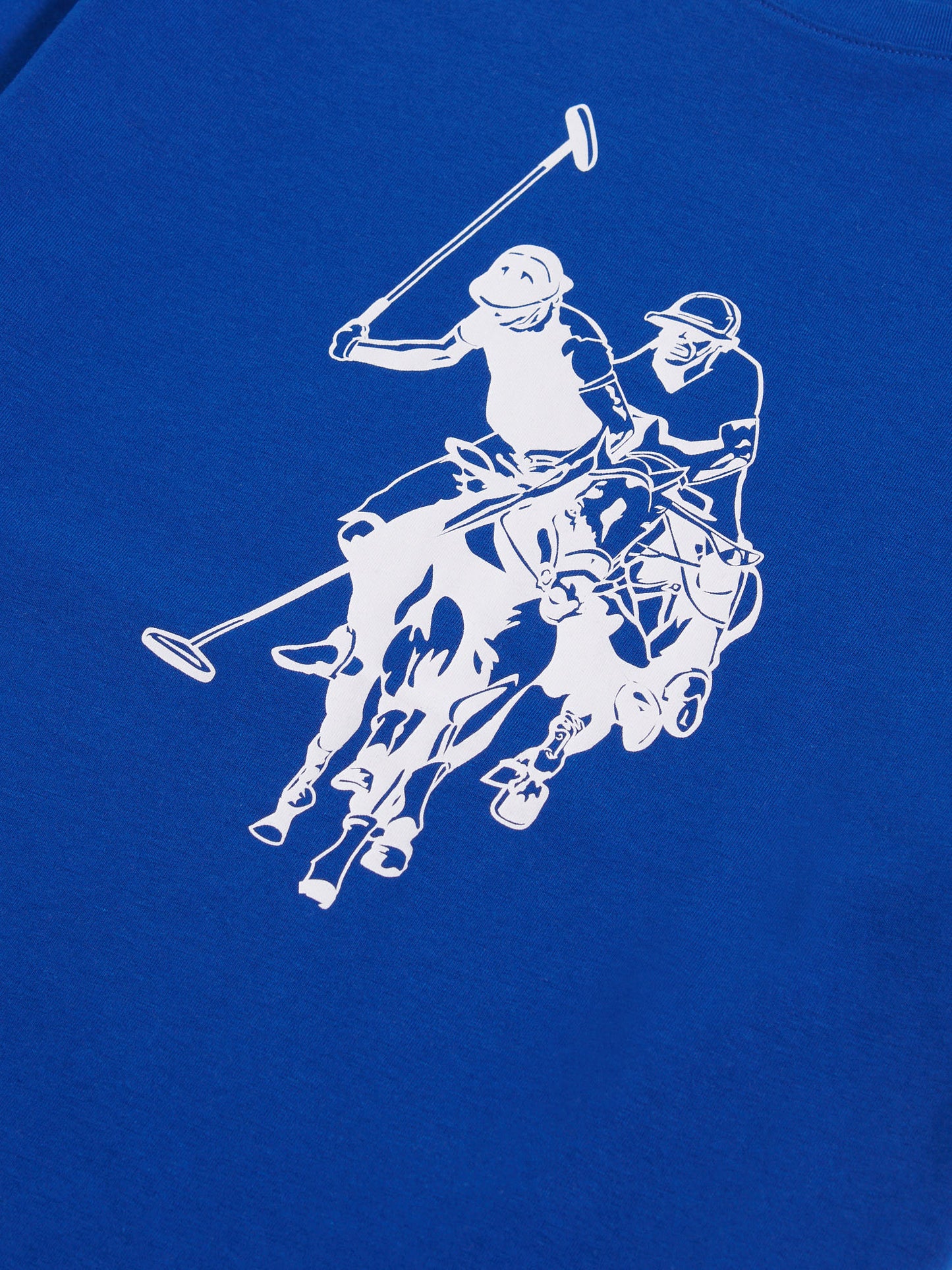 Mens Double Horsemen Graphic T-Shirt in Sodalite Blue