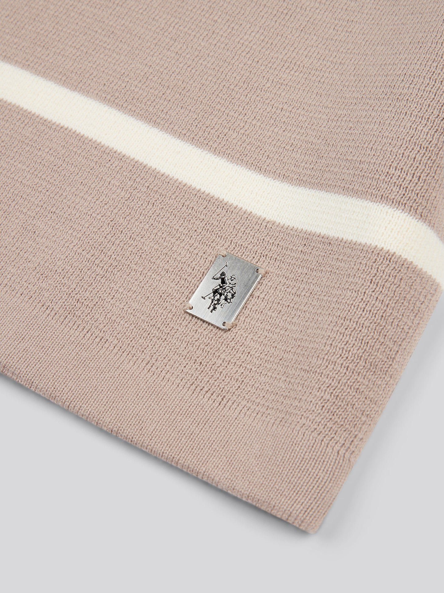 Mens Stripe Knit Rugby in Atmosphere