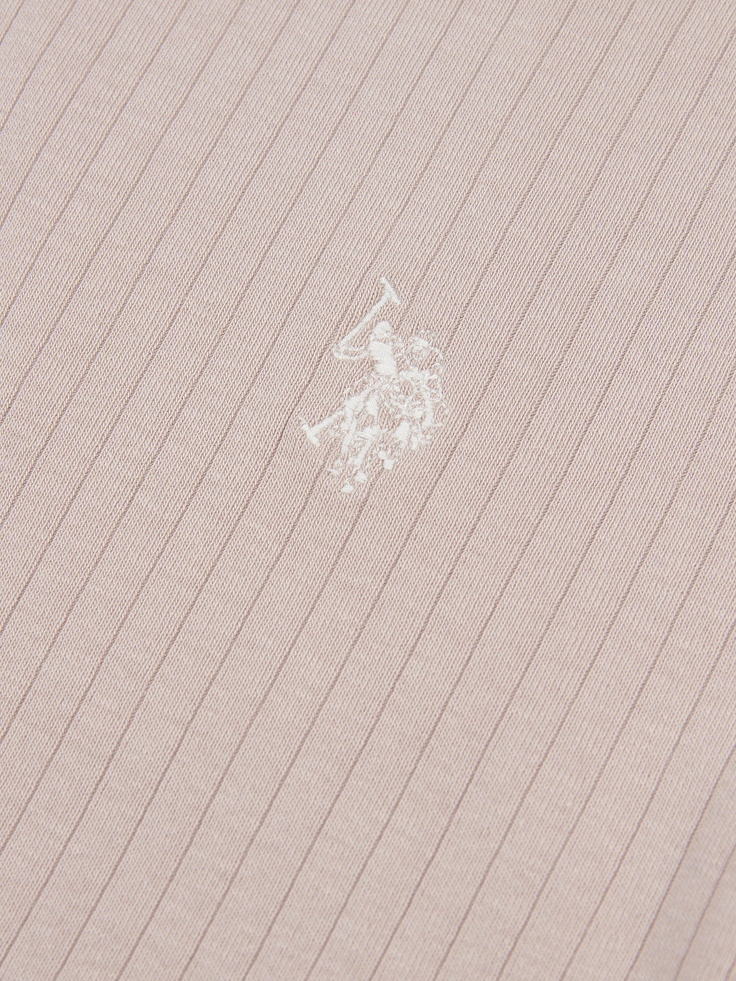 Mens Rib Texture T-Shirt in Atmosphere