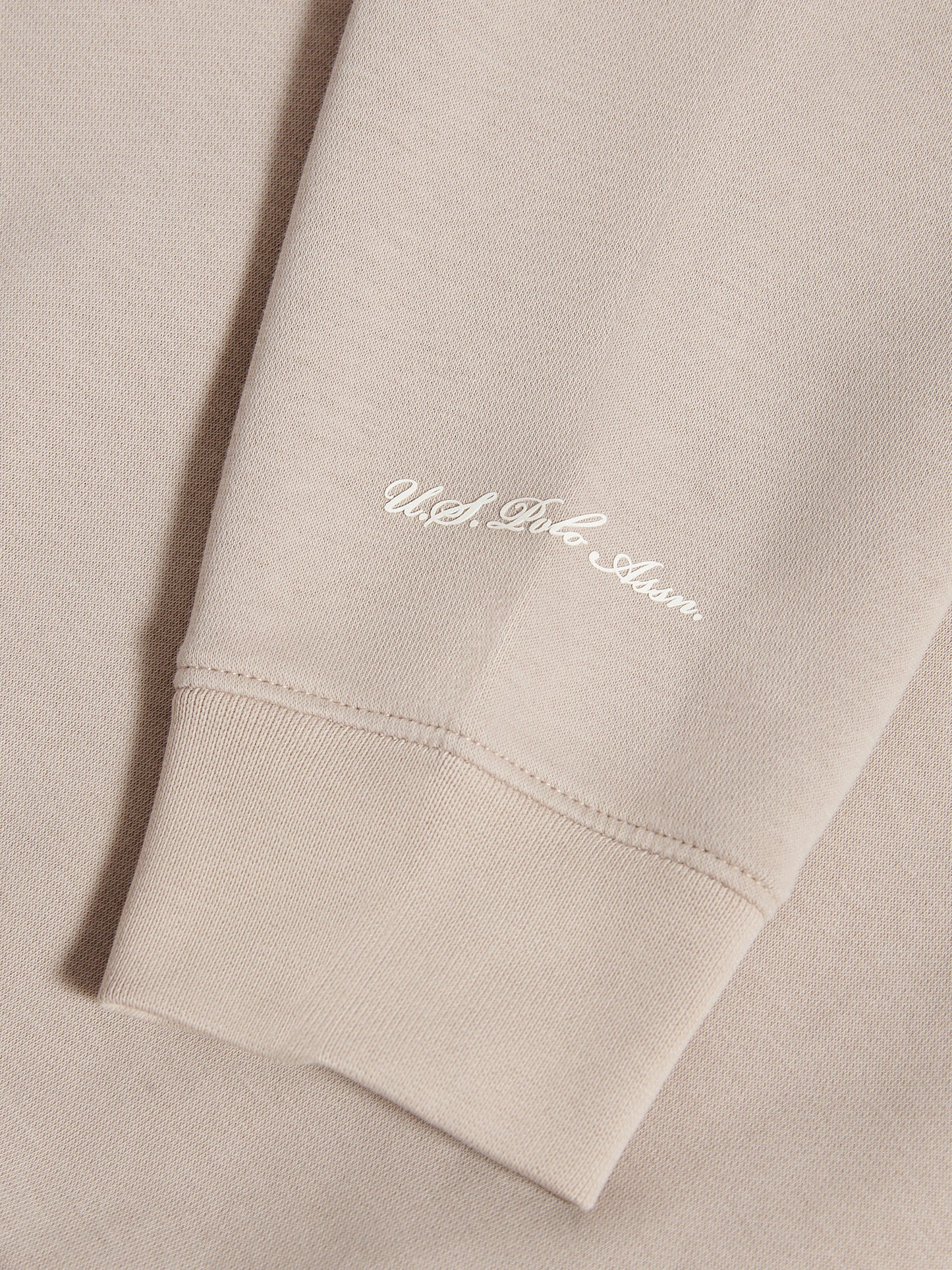 Mens Tonal Double Horsemen Print Crew in Atmosphere