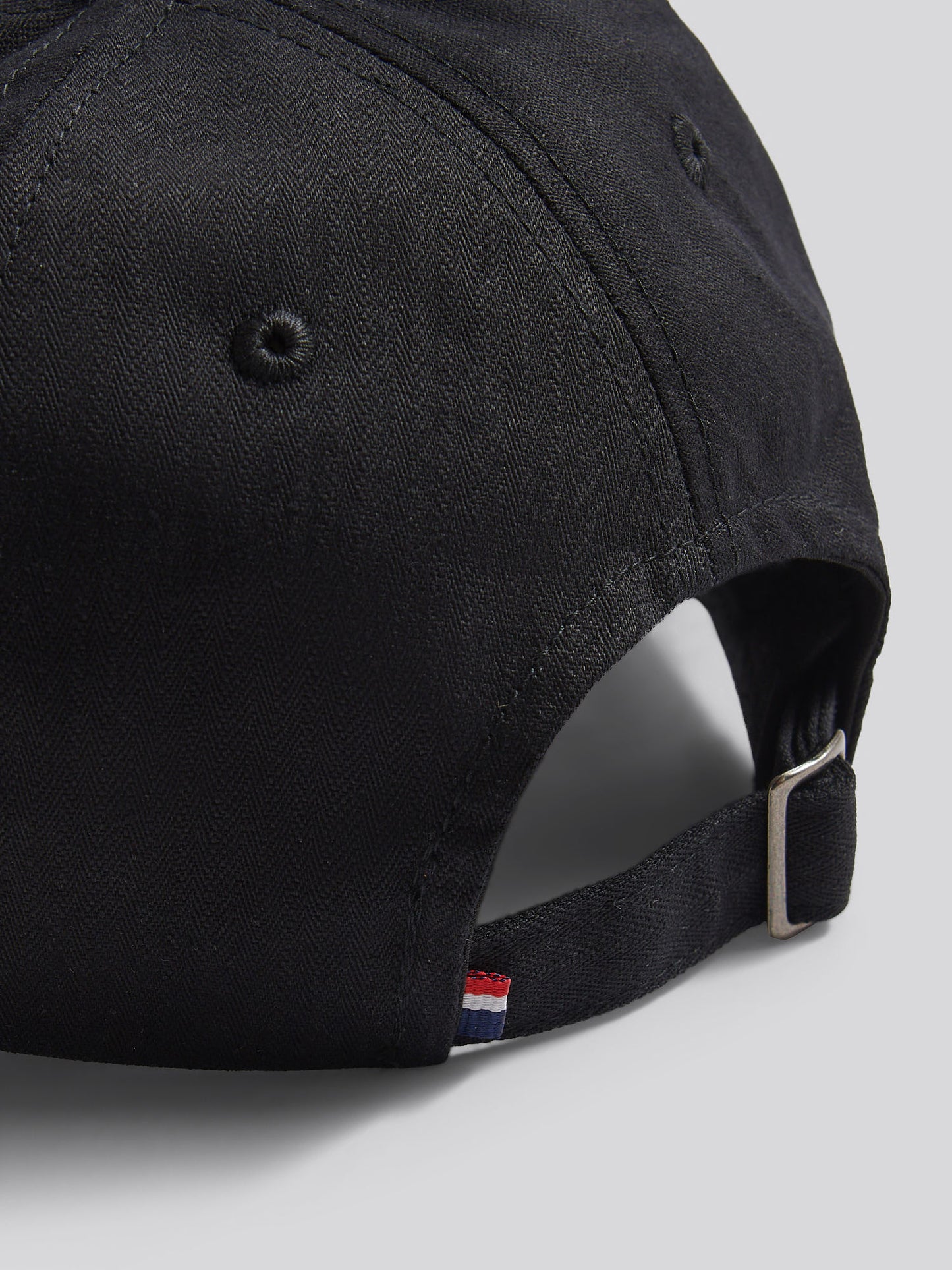 Mens Herringbone Cap in Black