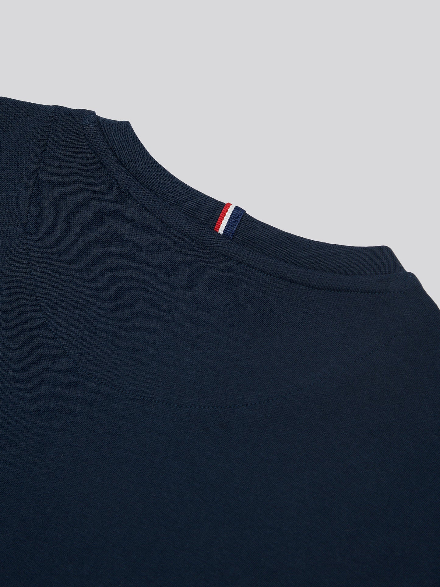 Mens Large Double Horsemen T-Shirt in Dark Sapphire Navy / Haute Red DHM