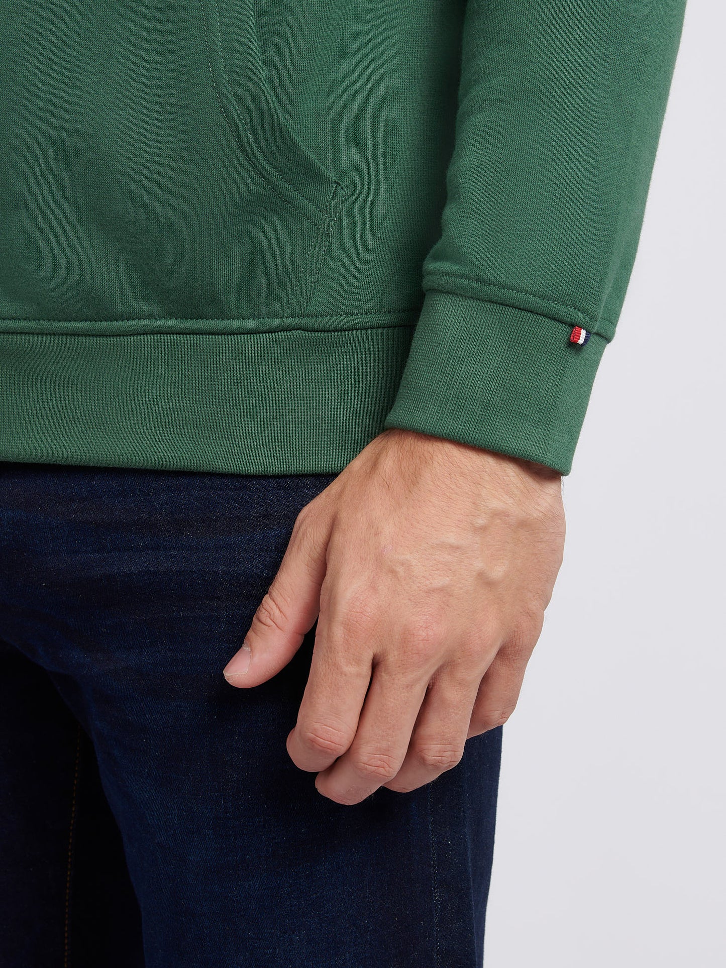 Mens Player 3 Zip Hoodie in Pineneedle