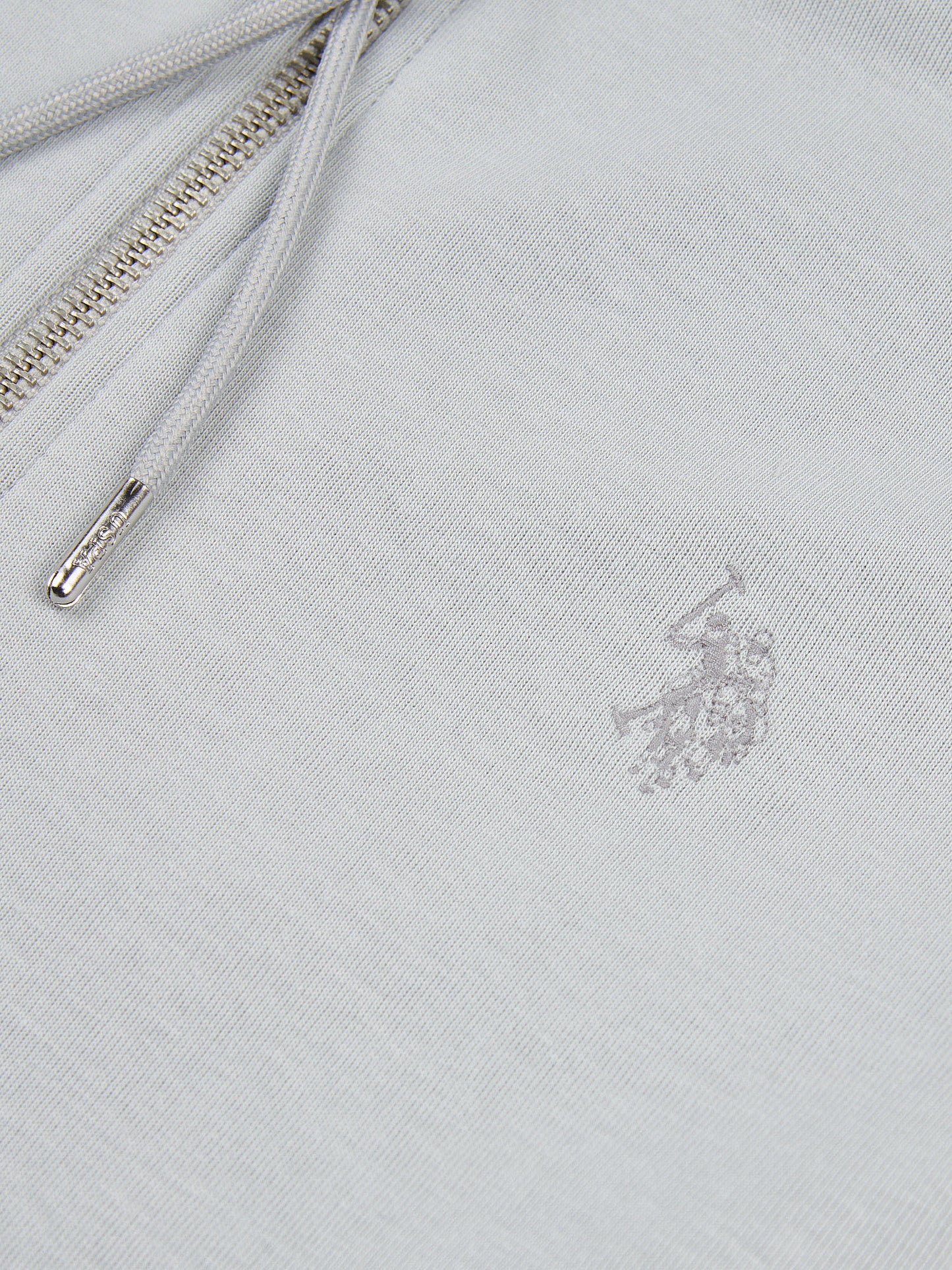 Mens Double Horsemen Zip Hoodie in High Rise