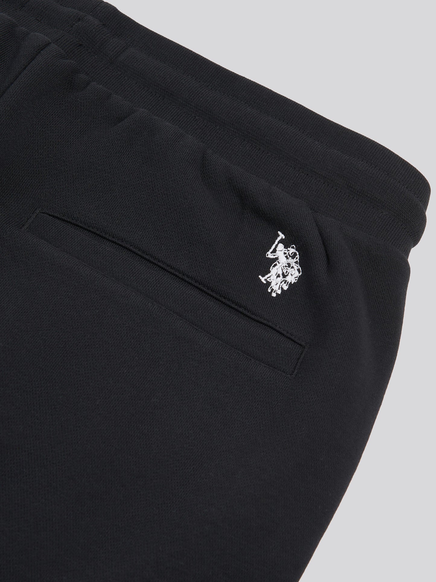 Mens Double Horsemen Cargo Sweat Jogger in Black