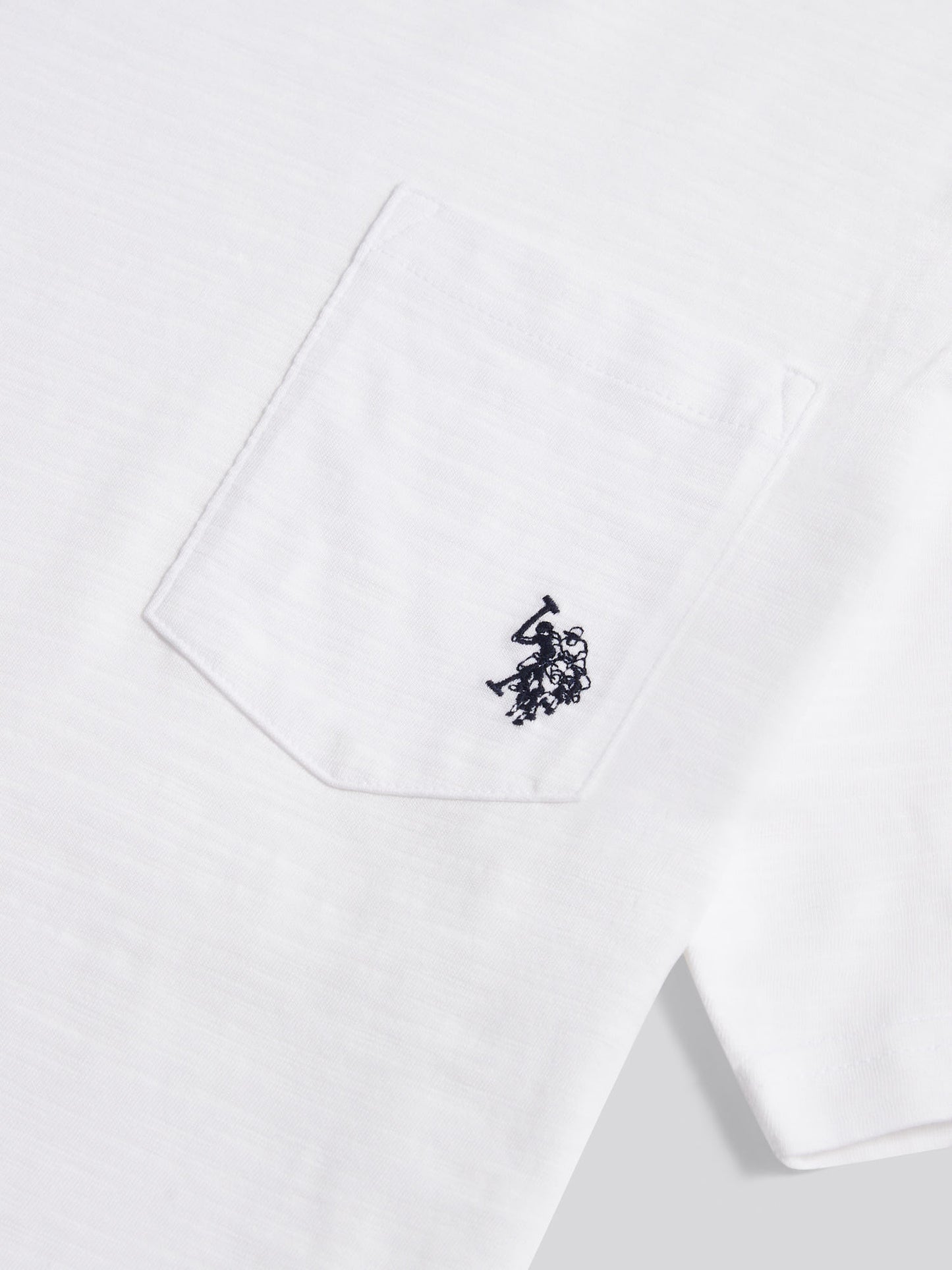 Mens Slub Pocket T-Shirt Bright White