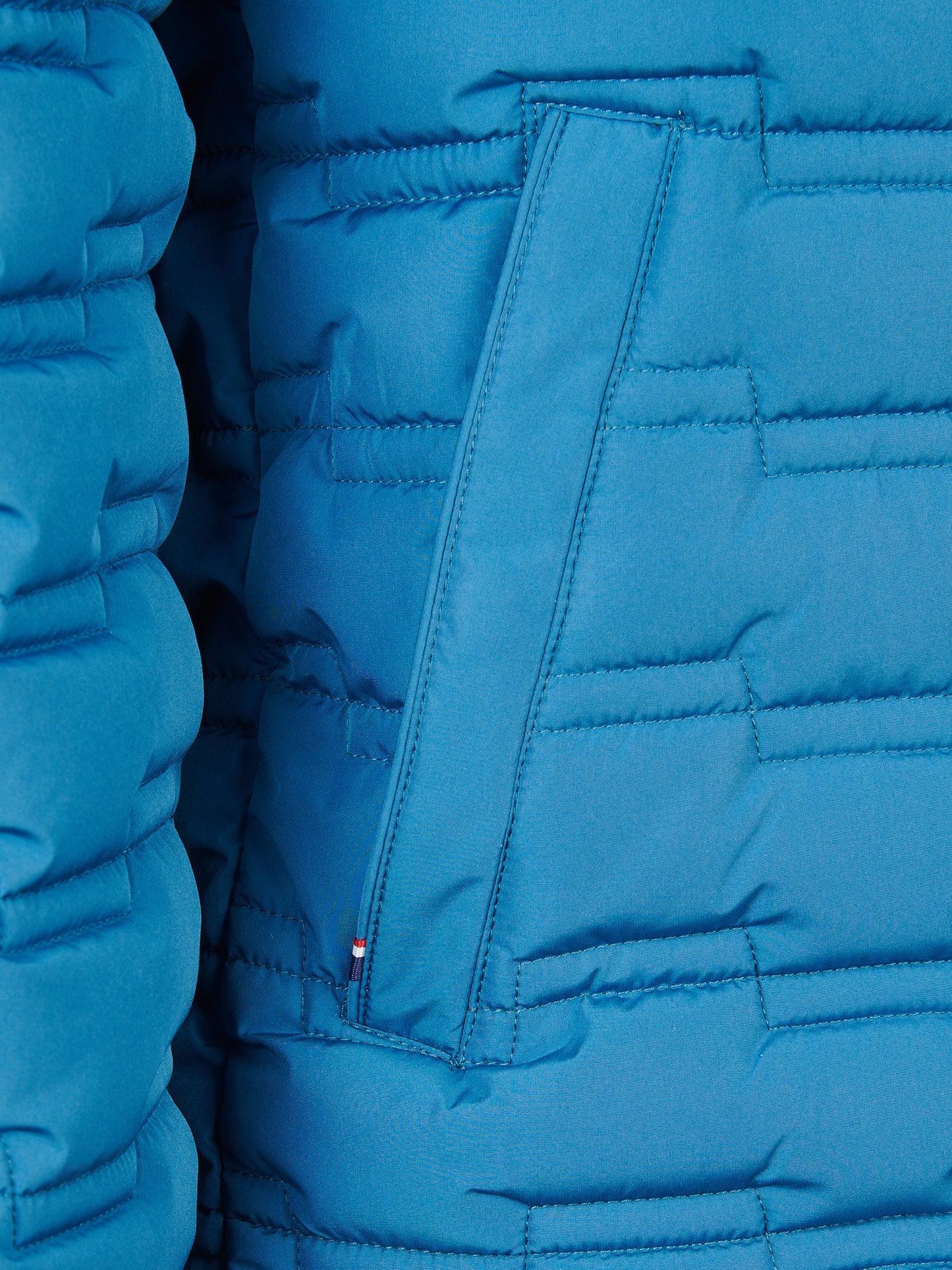 Mens Lightweight Quilted Hooded Puffer Jacket Midnight