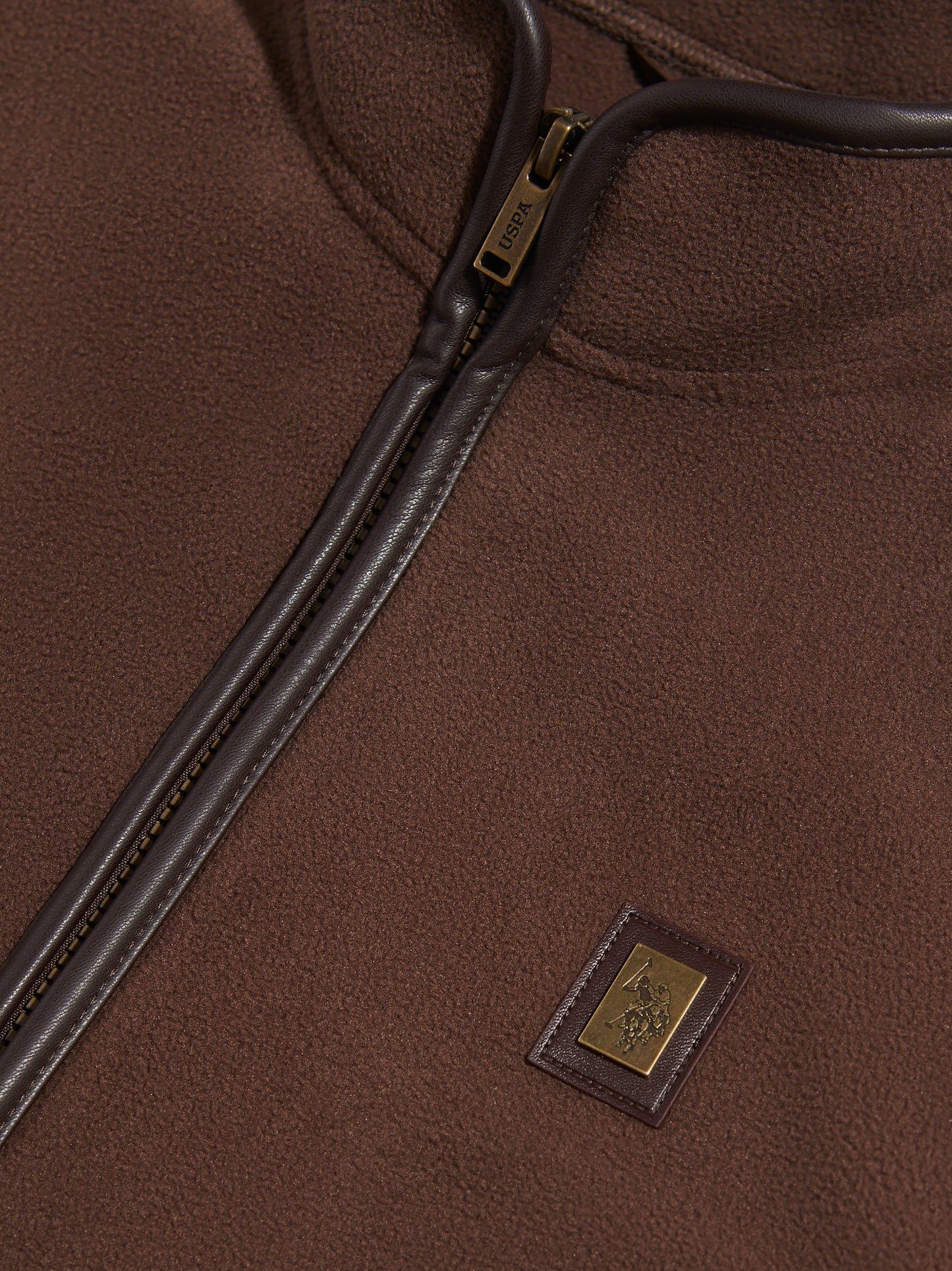 Mens Heritage Micro Fleece Gilet Bracken