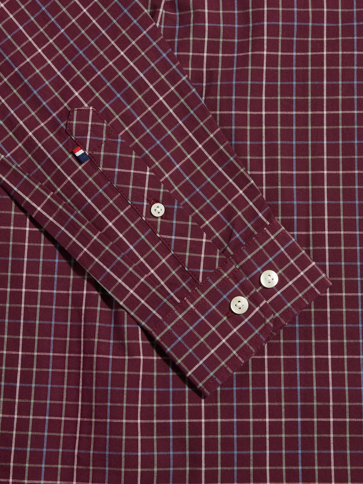Mens Windowpane Check Shirt Fig