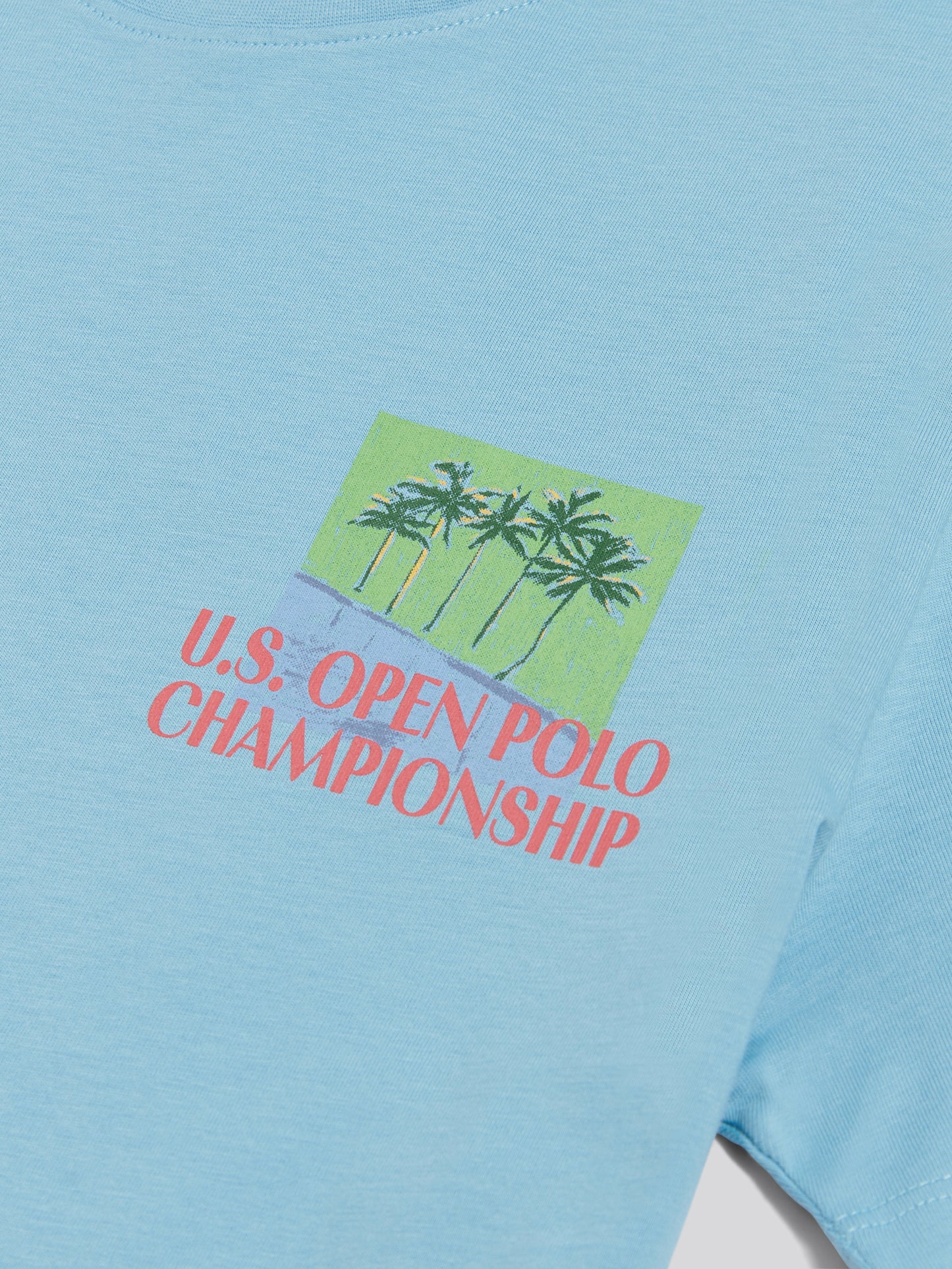 USPA Palm beach T-Shirt Air Blue
