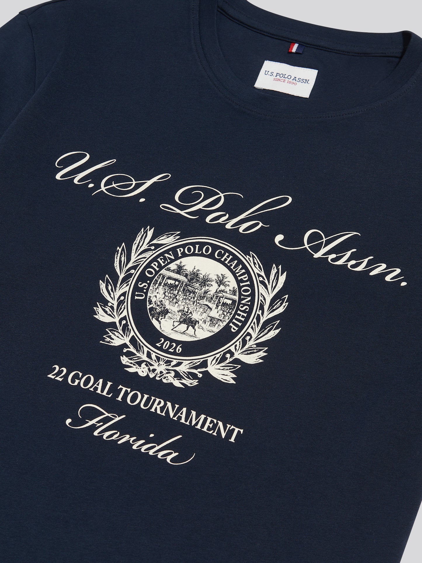 USPA Collegiate Goal T-shirt Dark Sapphire Navy