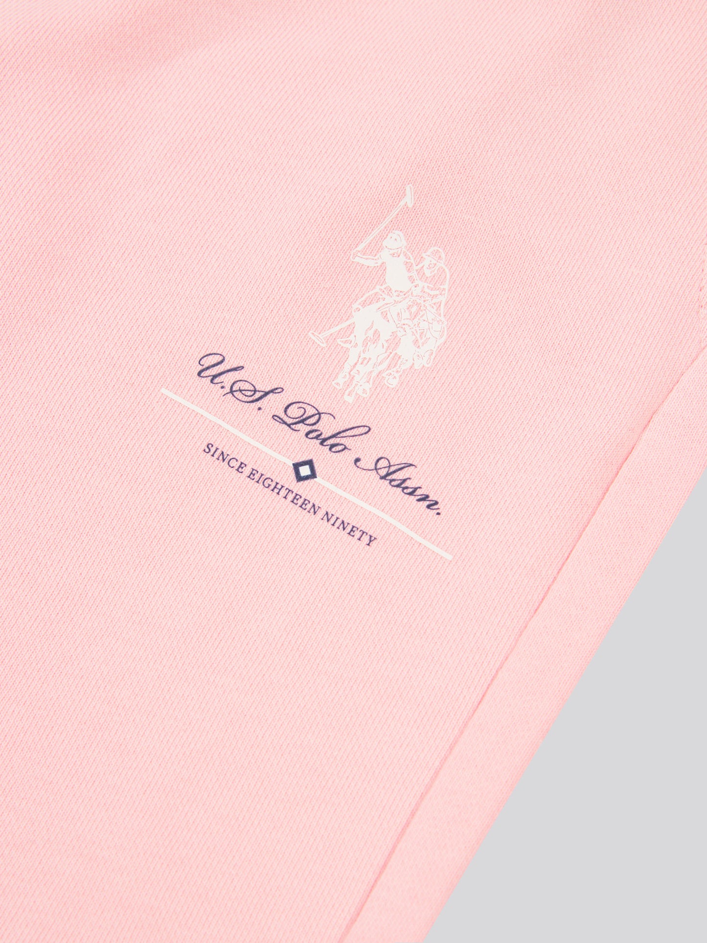 Girls Brushed Back Hoodie & Jogger Set in Crystal Rose