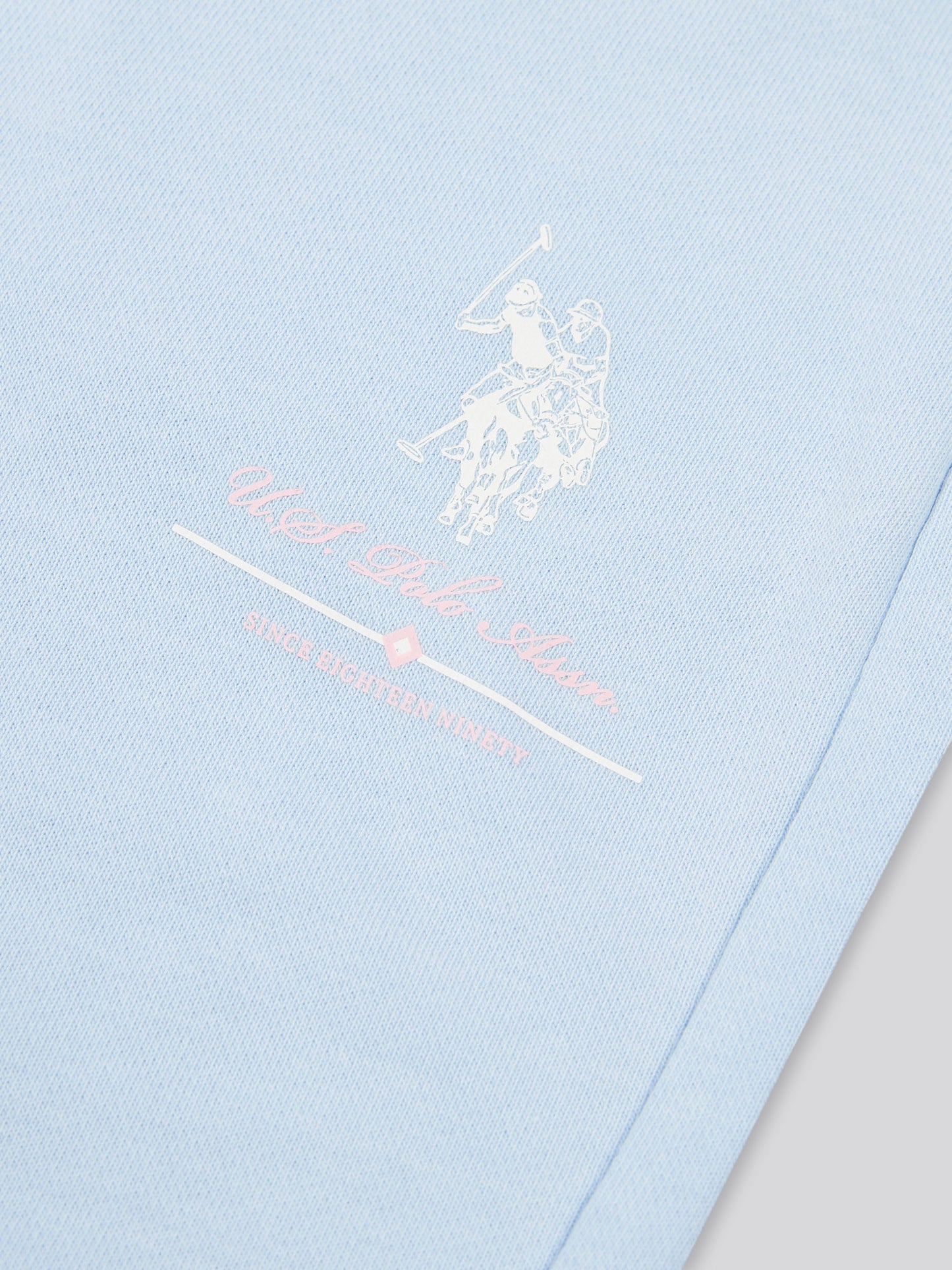 Girls Brushed Back Hoodie & Jogger Set in Windsurfer