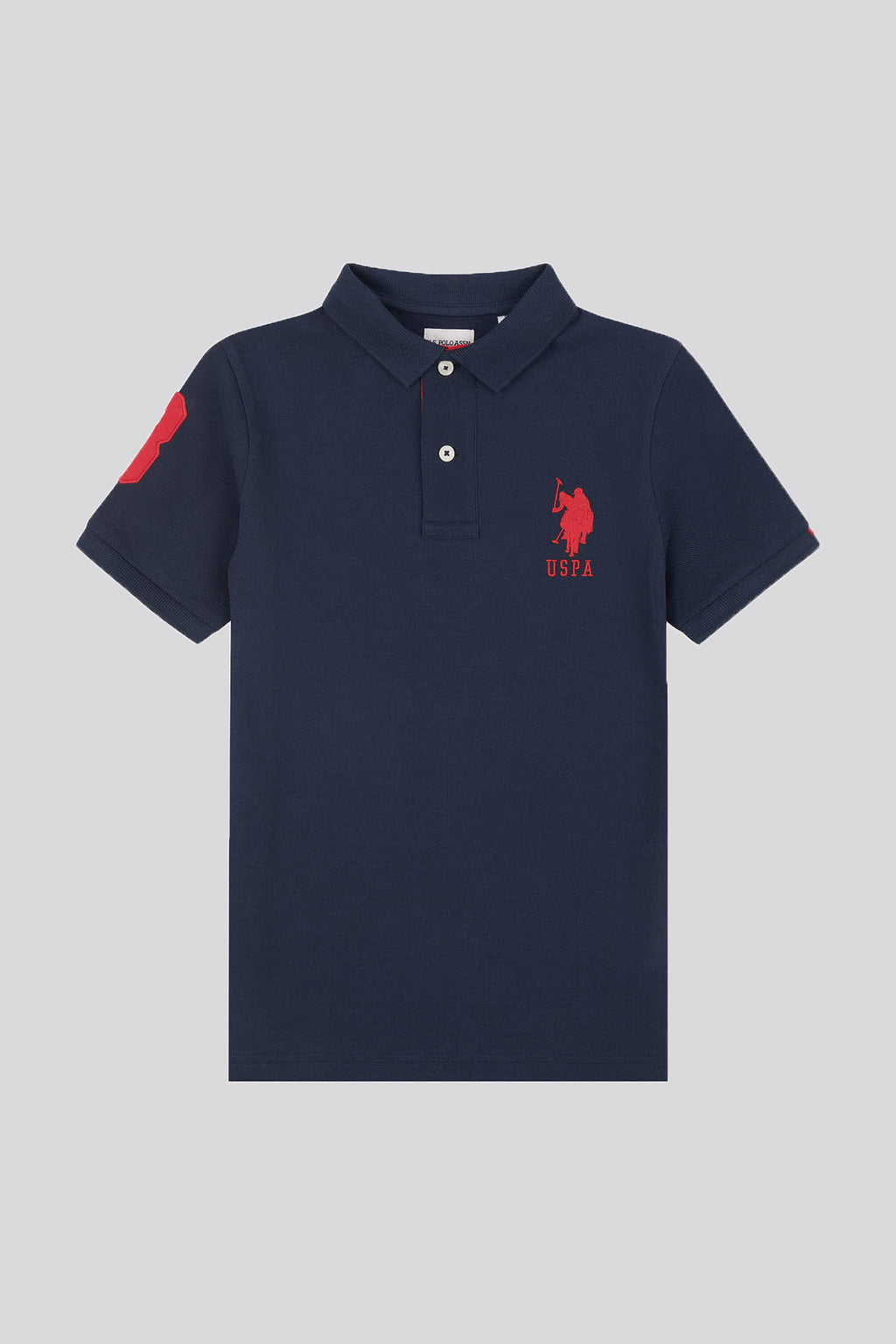 Boys Player 3 Polo Shirt in Haute Red main image 0