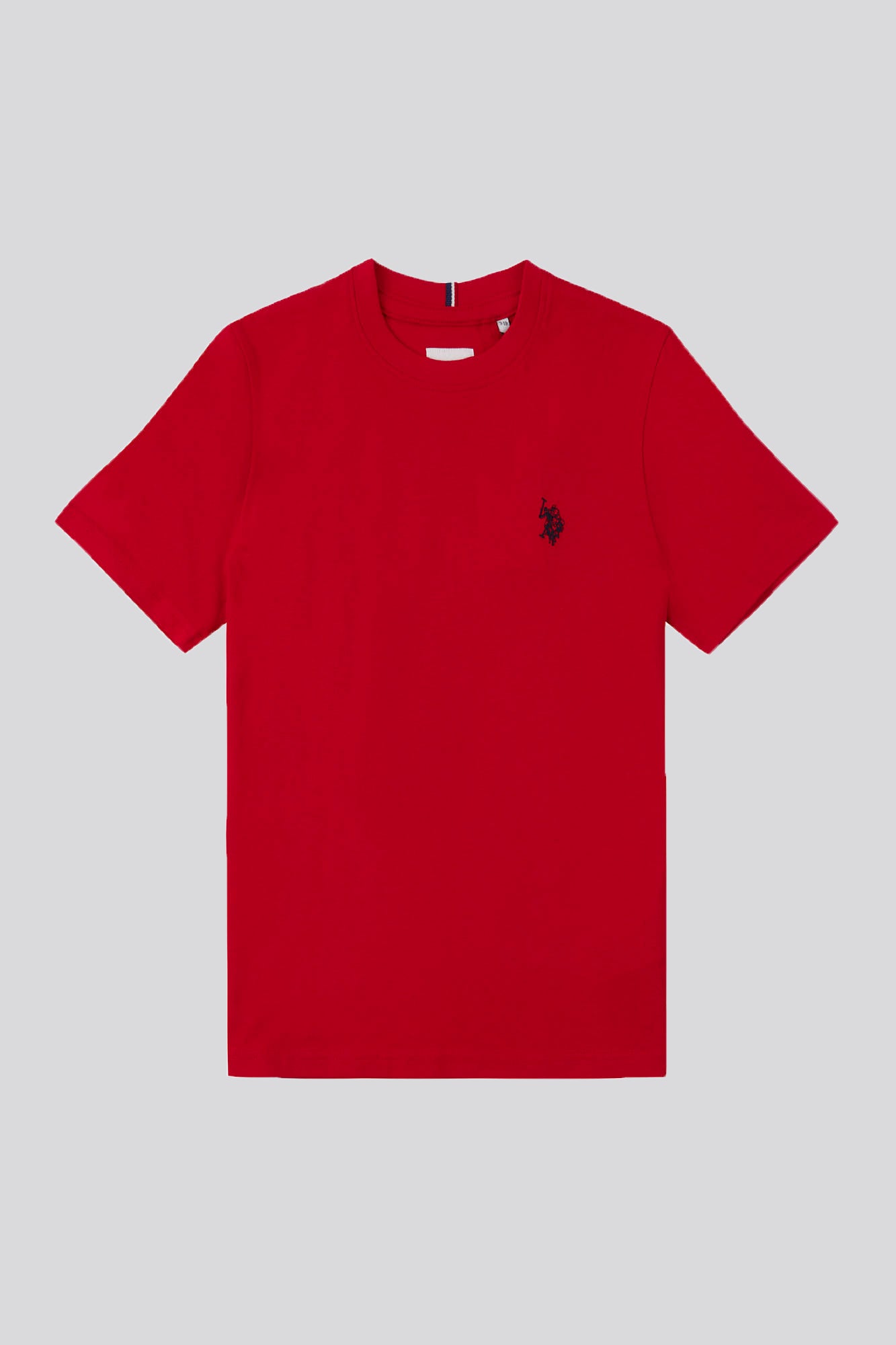 Boys Double Horsemen T-Shirt in Haute Red