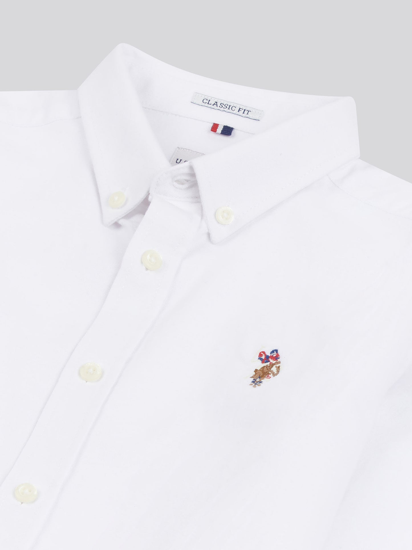 Boys Oxford Shirt in Bright White