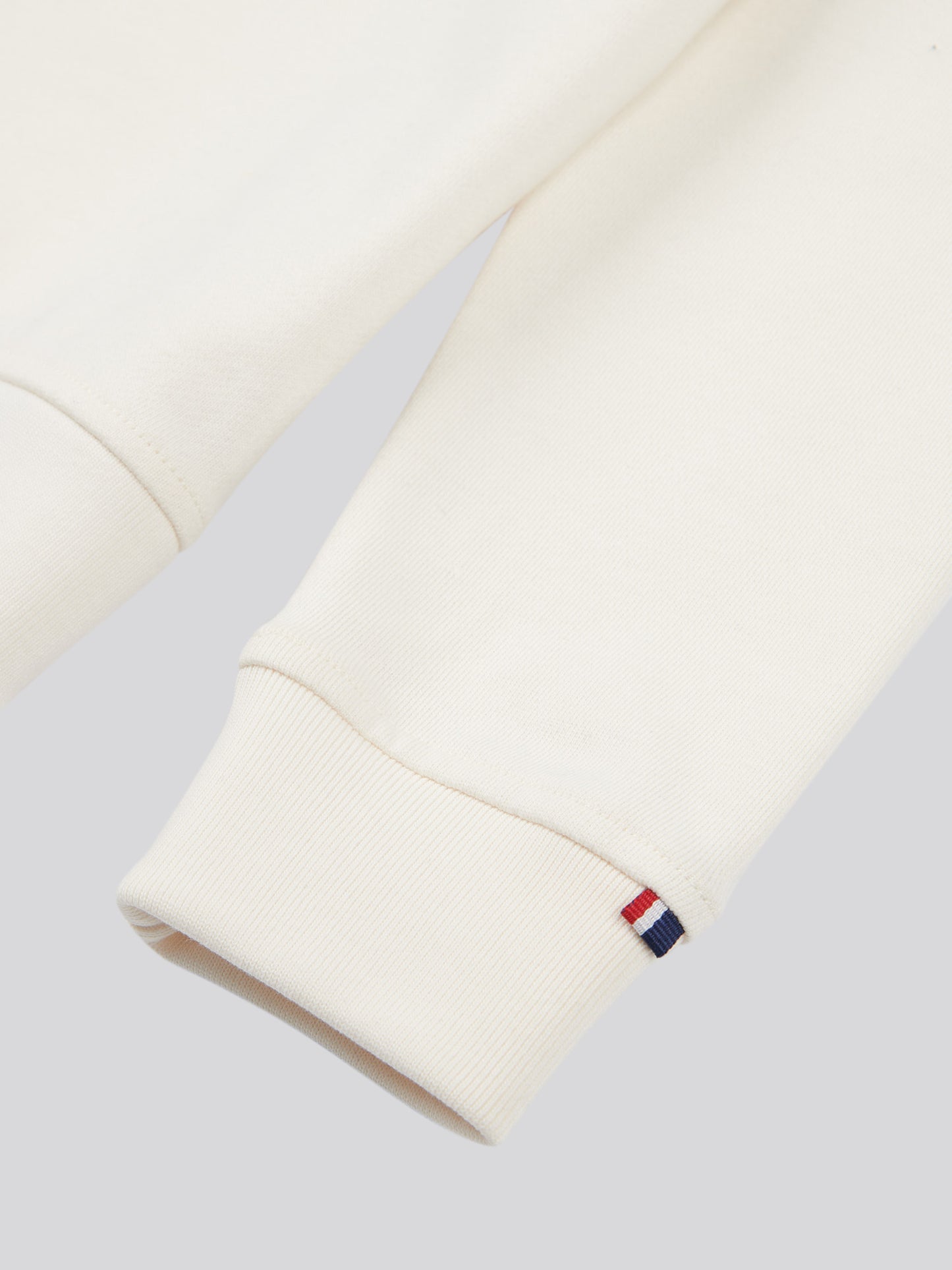 Boys Double Horsemen 1/4 Zip in Whisper White