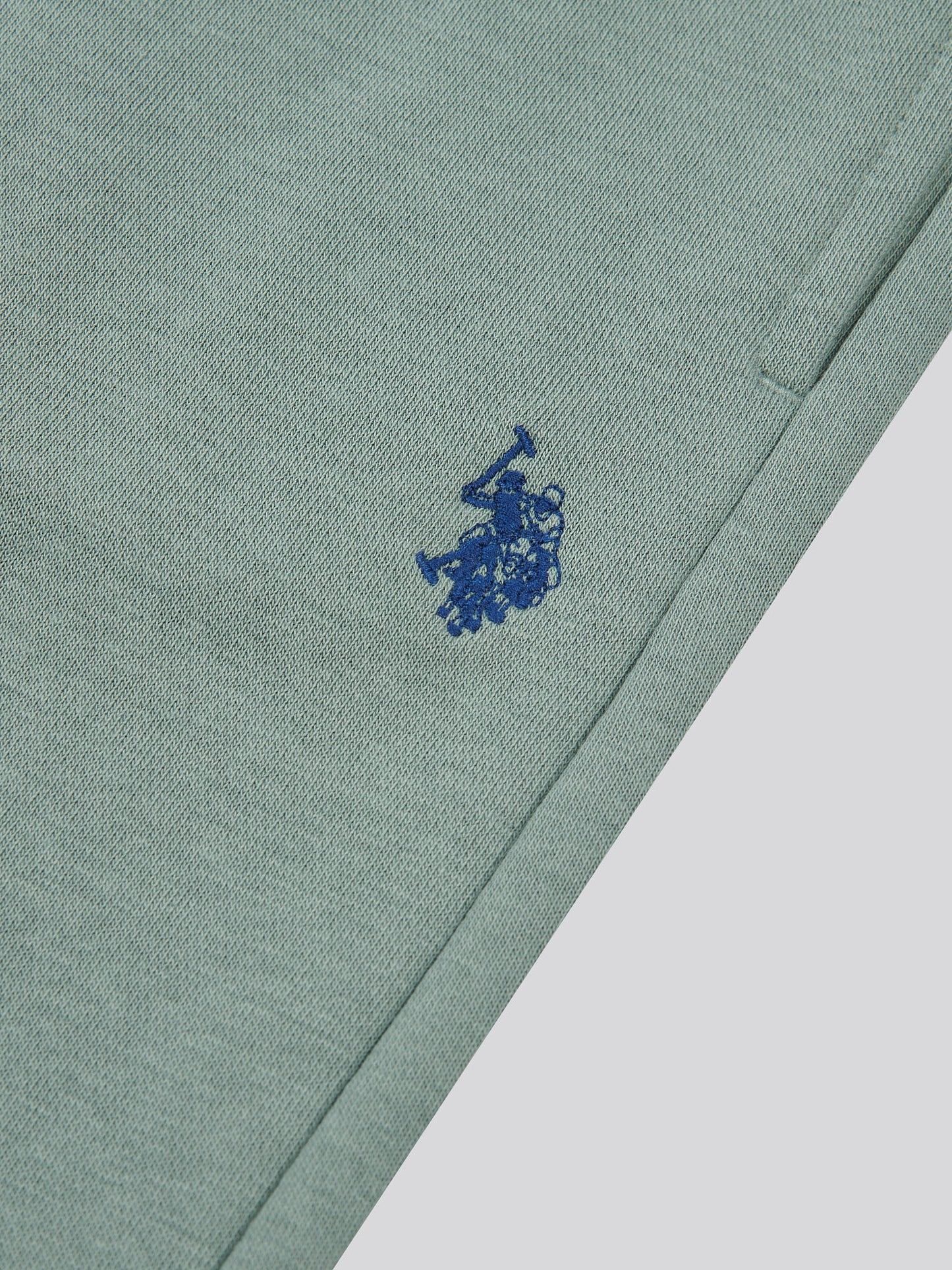 Boys Double Horsemen Crew & Jogger Set in Chinois Green