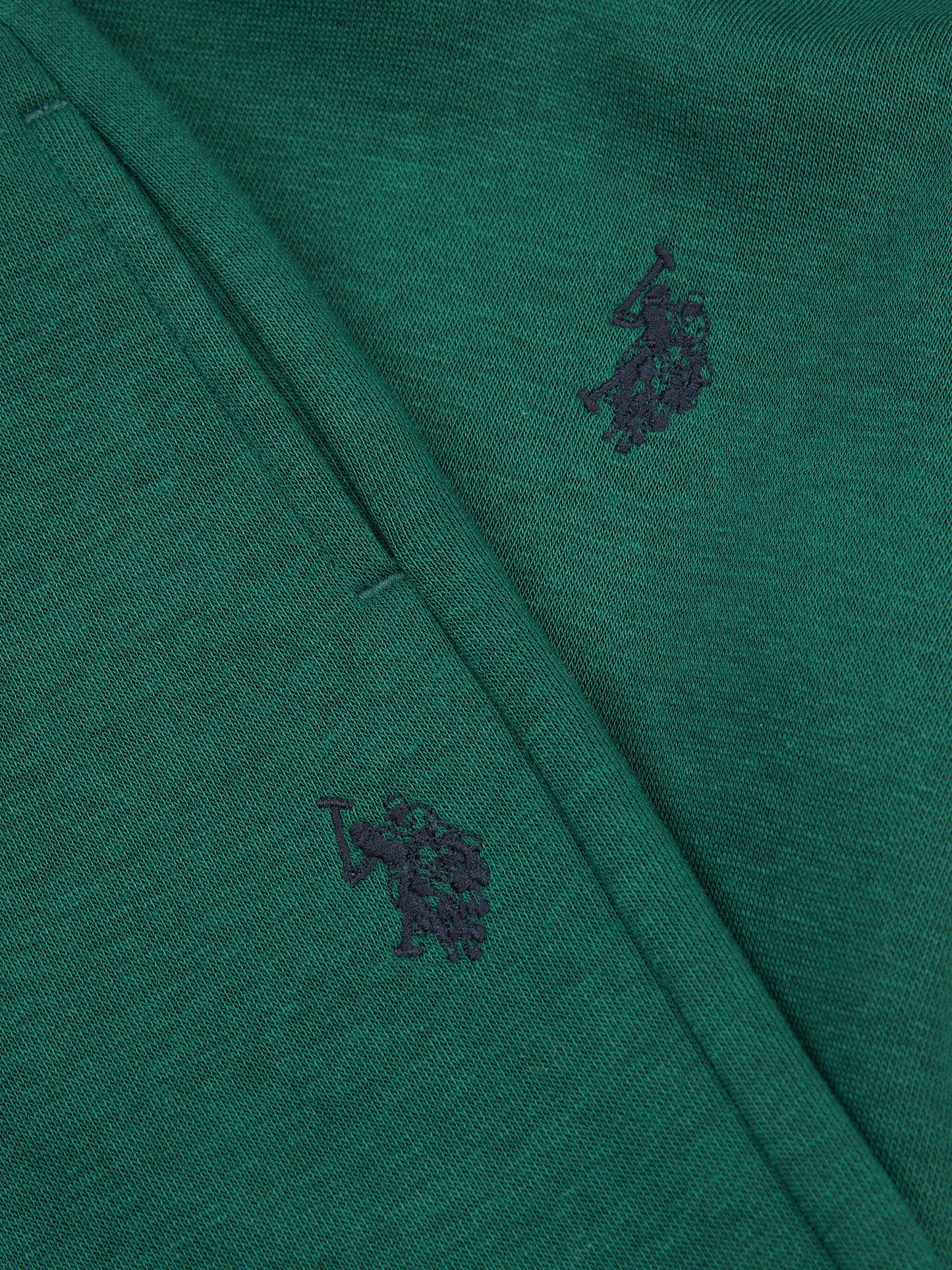 Boys Double Horsemen Hoodie & Jogger Set in Rain Forest
