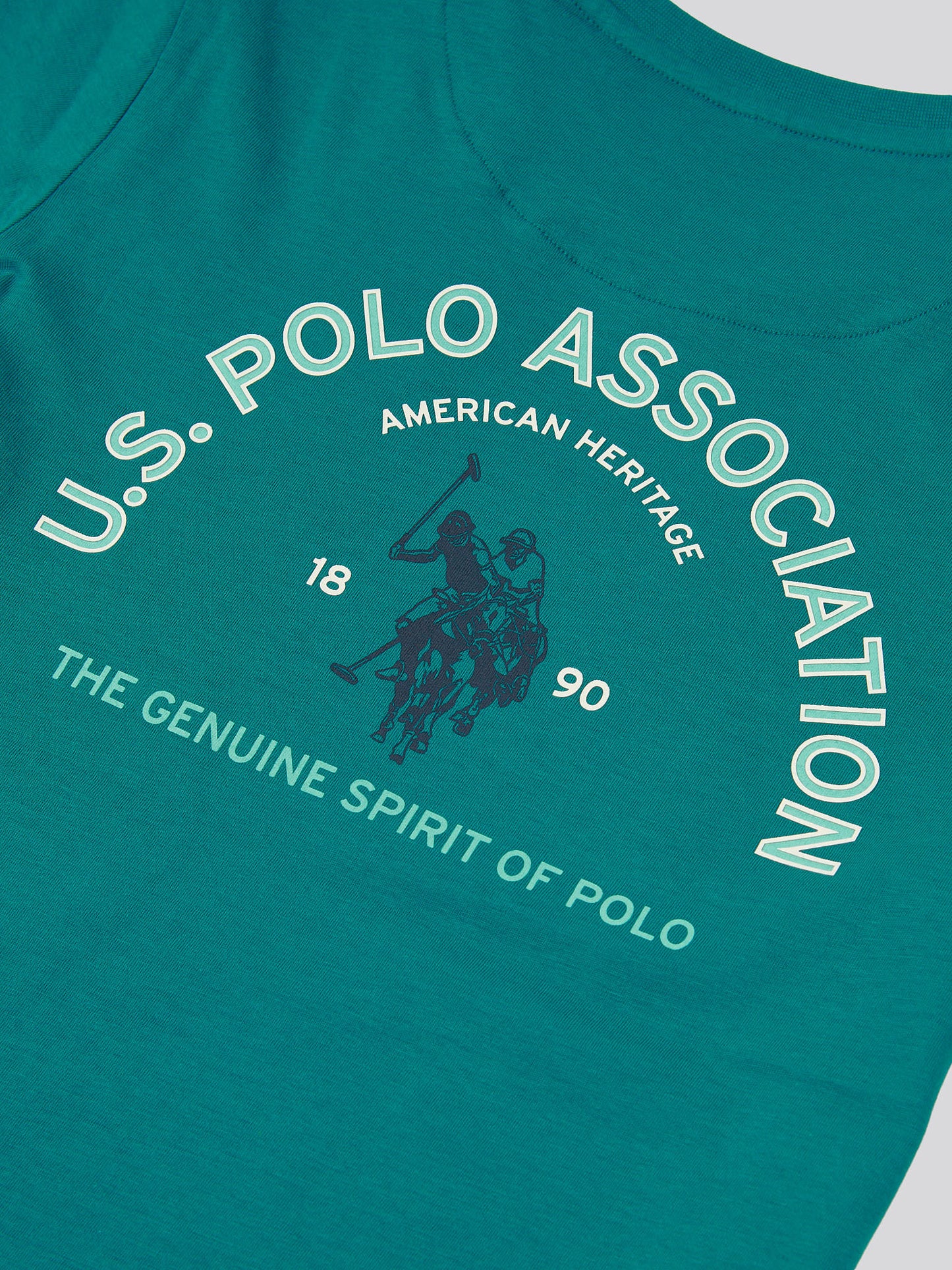 Boys Front Back Print Graphic T-Shirt in Alexandrite