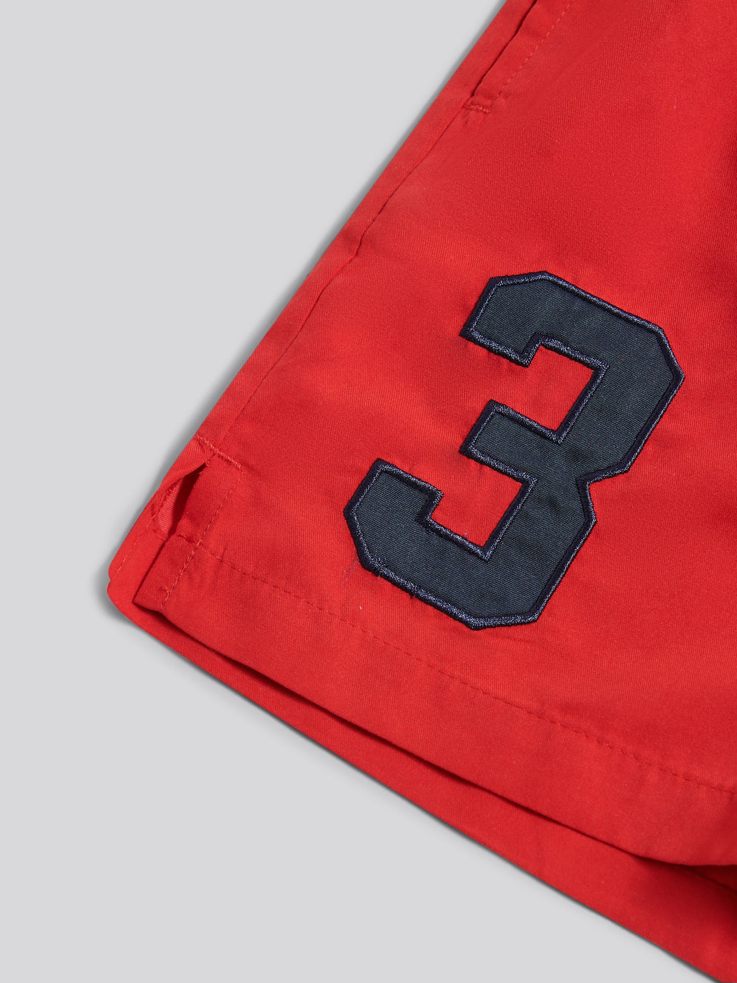 Boys Player 3 Swim Short in Haute Red