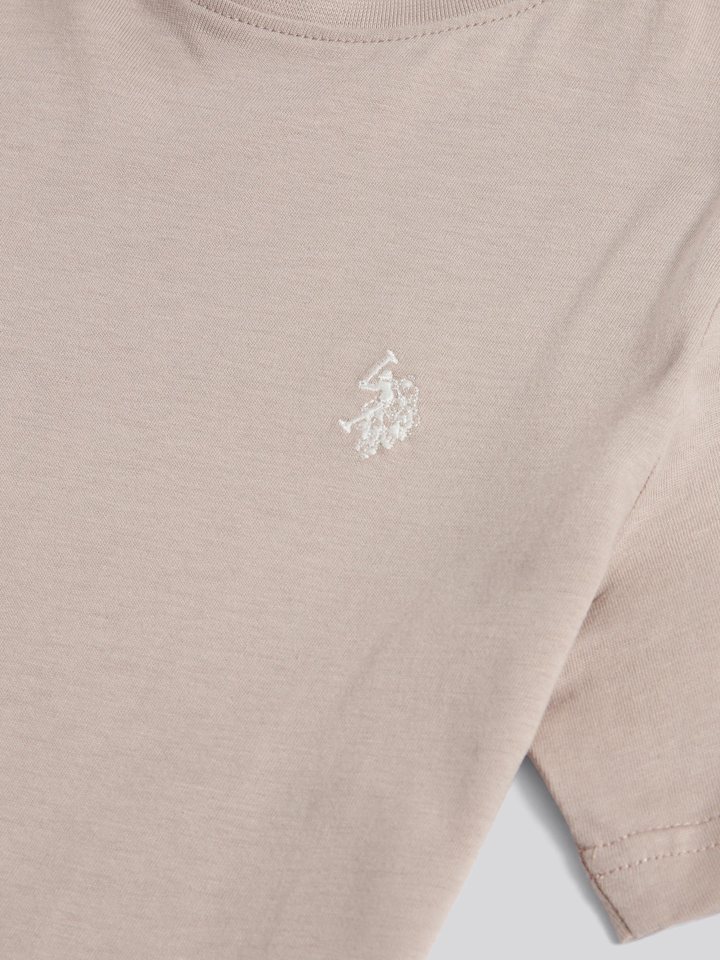 Boys Texture Double Horsemen T-Shirt in Atmosphere