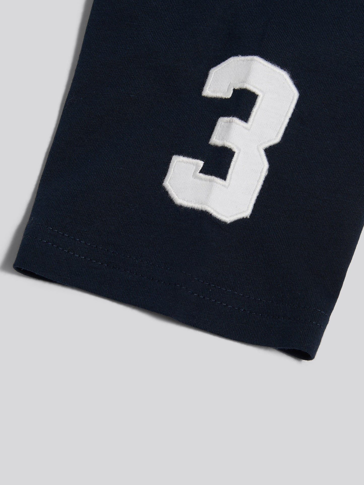 Boys Player 3 T-Shirt Dark Sapphire Navy / White DHM