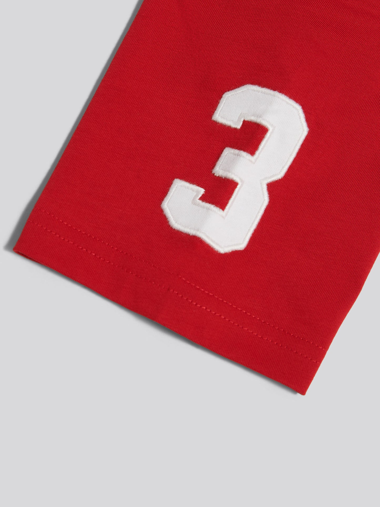 Boys Player 3 T-Shirt Black Haute Red DHM