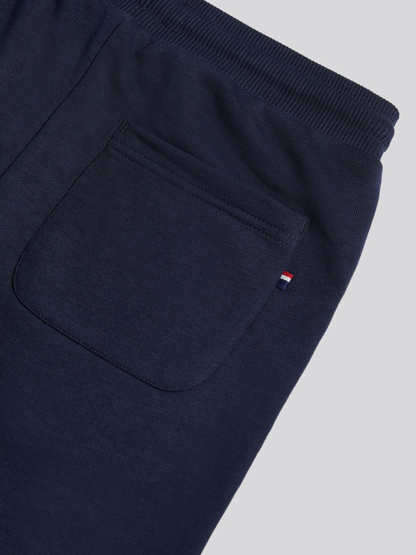 Boys Double Horsemen Sweat Shorts Dark Sapphire Navy / Haute Red DHM